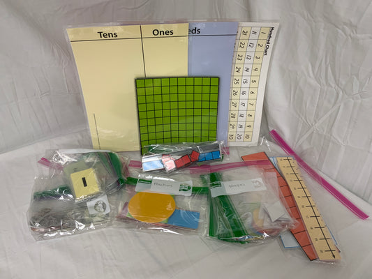 BJU Math K5-1 (4th Ed.) Student Manipulatives Packet