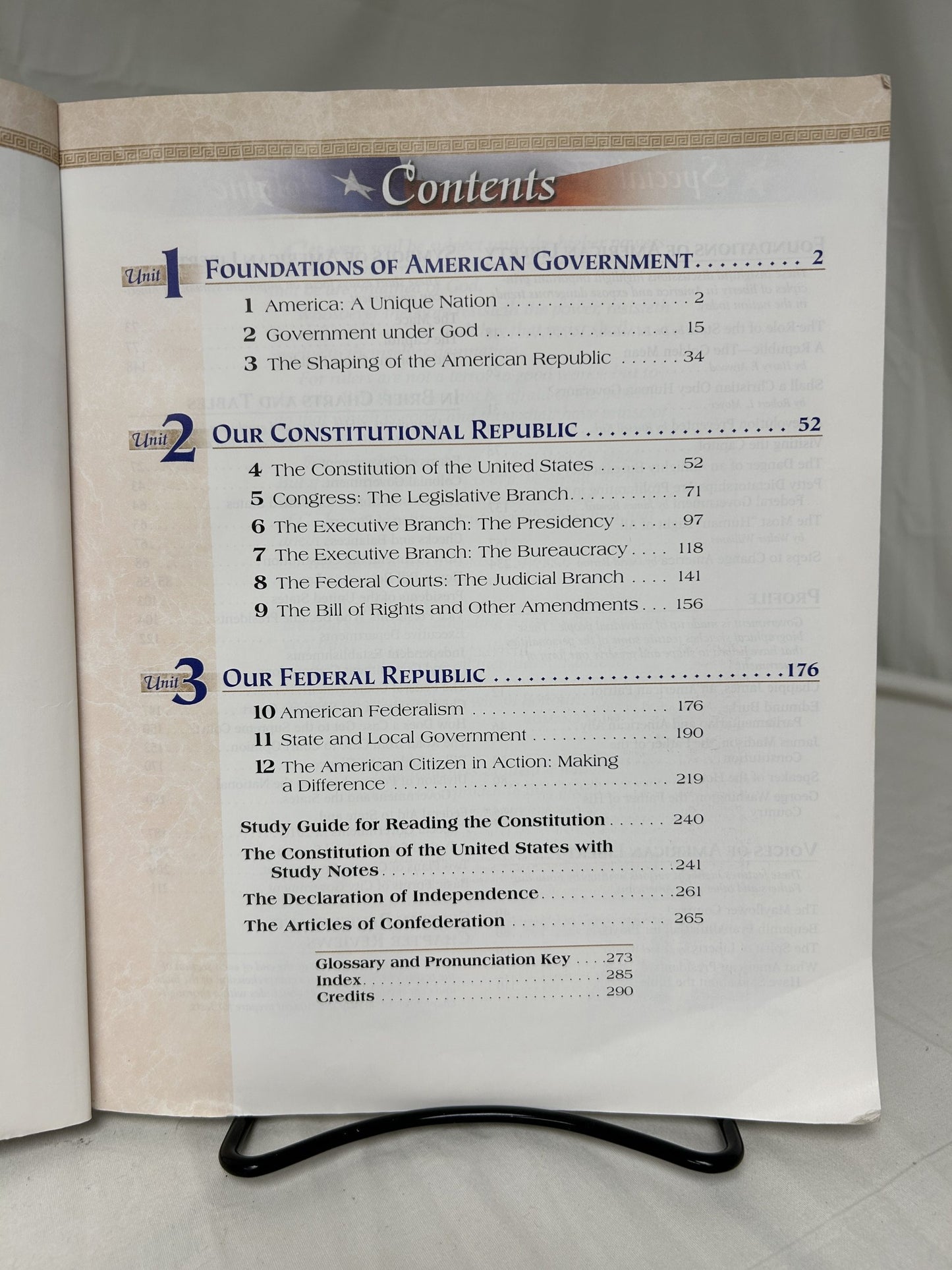 Abeka American Government (3rd Ed.) Set of 4
