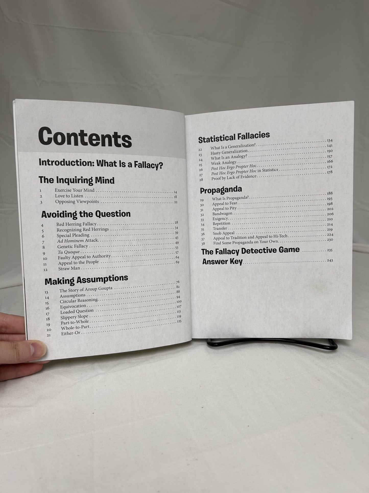 The Fallacy Detective and The Thinking Toolbox