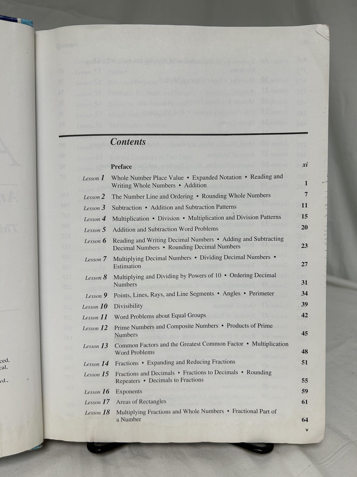 Saxon Algebra 1/2 (3rd Ed.) Textbook