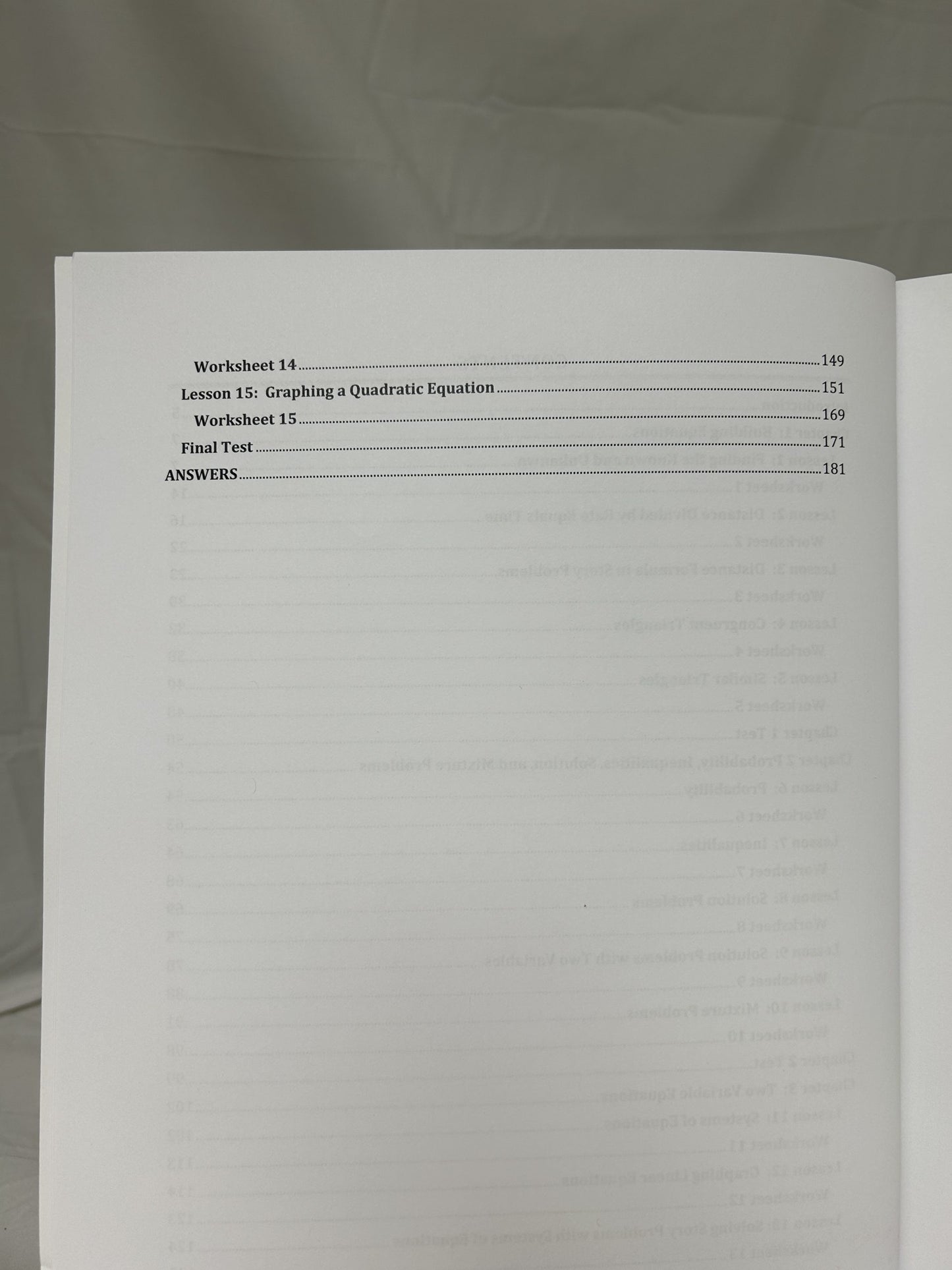 Learn Math Fast System Volume VI