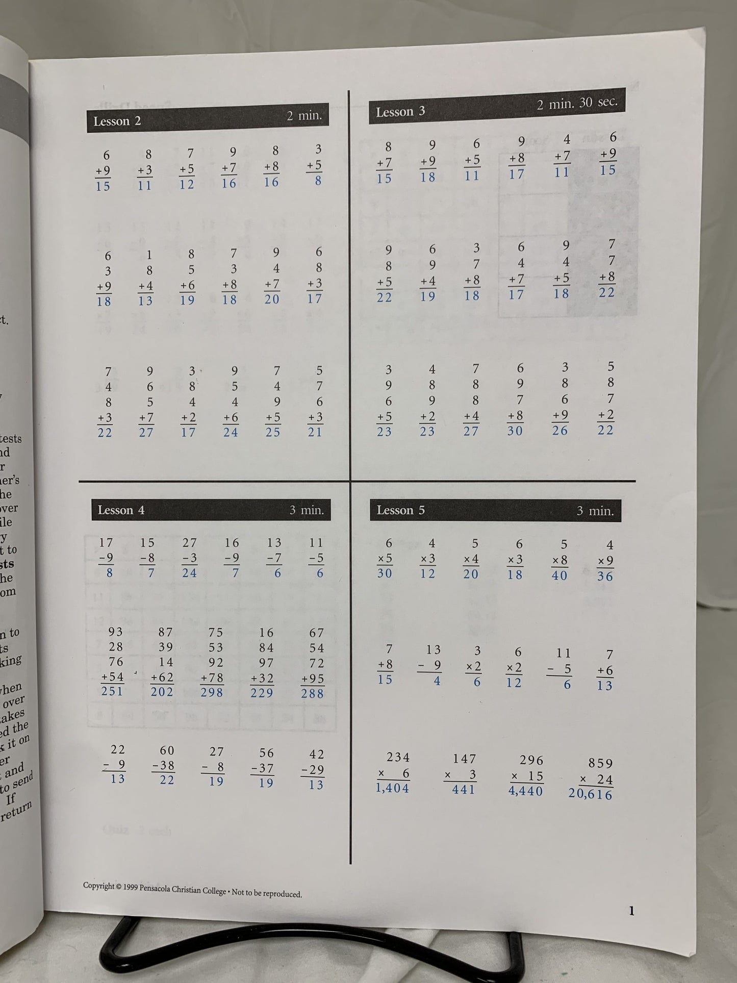 Abeka Arithmetic 5 (3rd Ed.) Set of 2