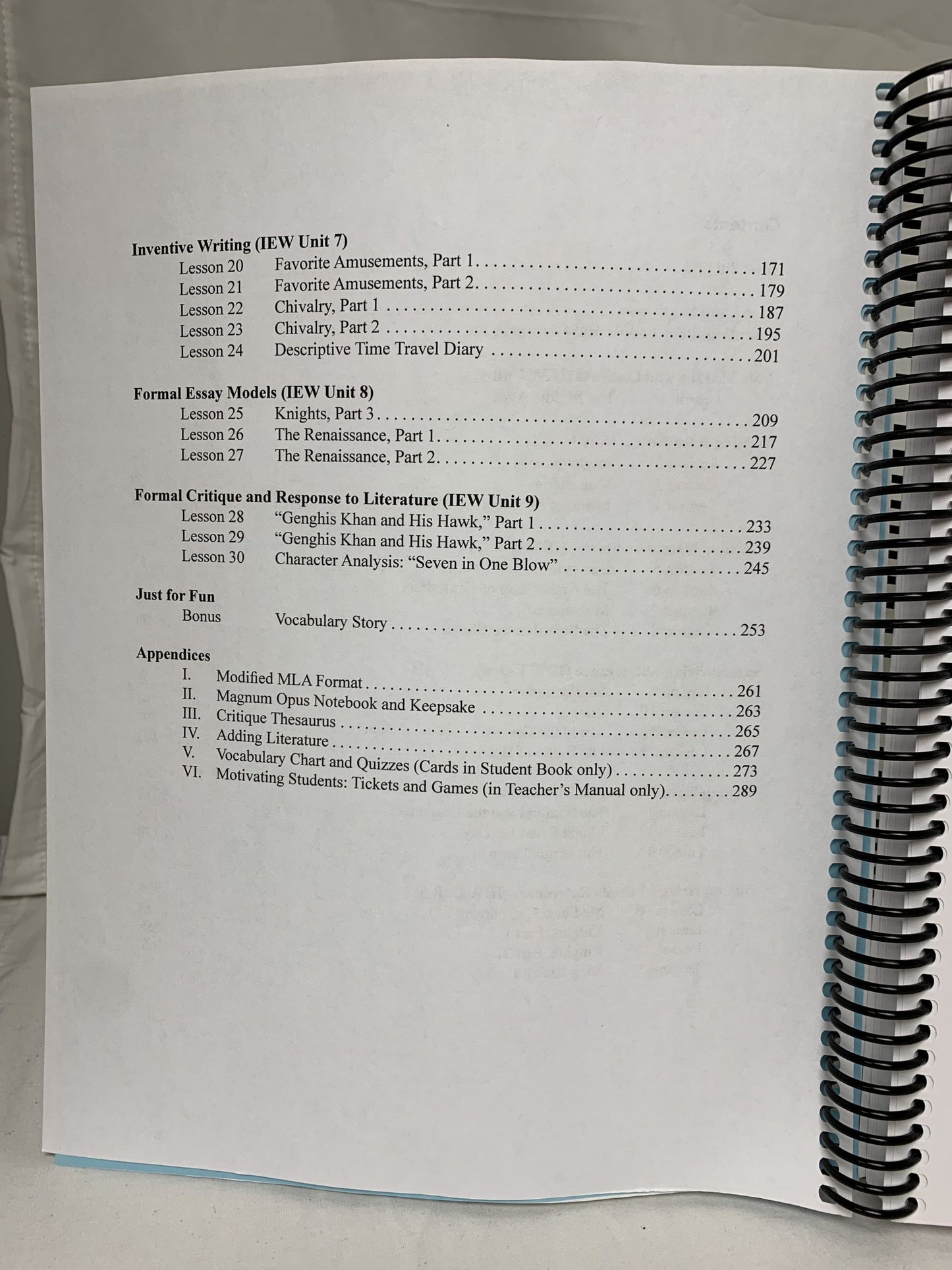 Medieval History-Based Writing Lessons (5th Ed.) Teacher's Manual