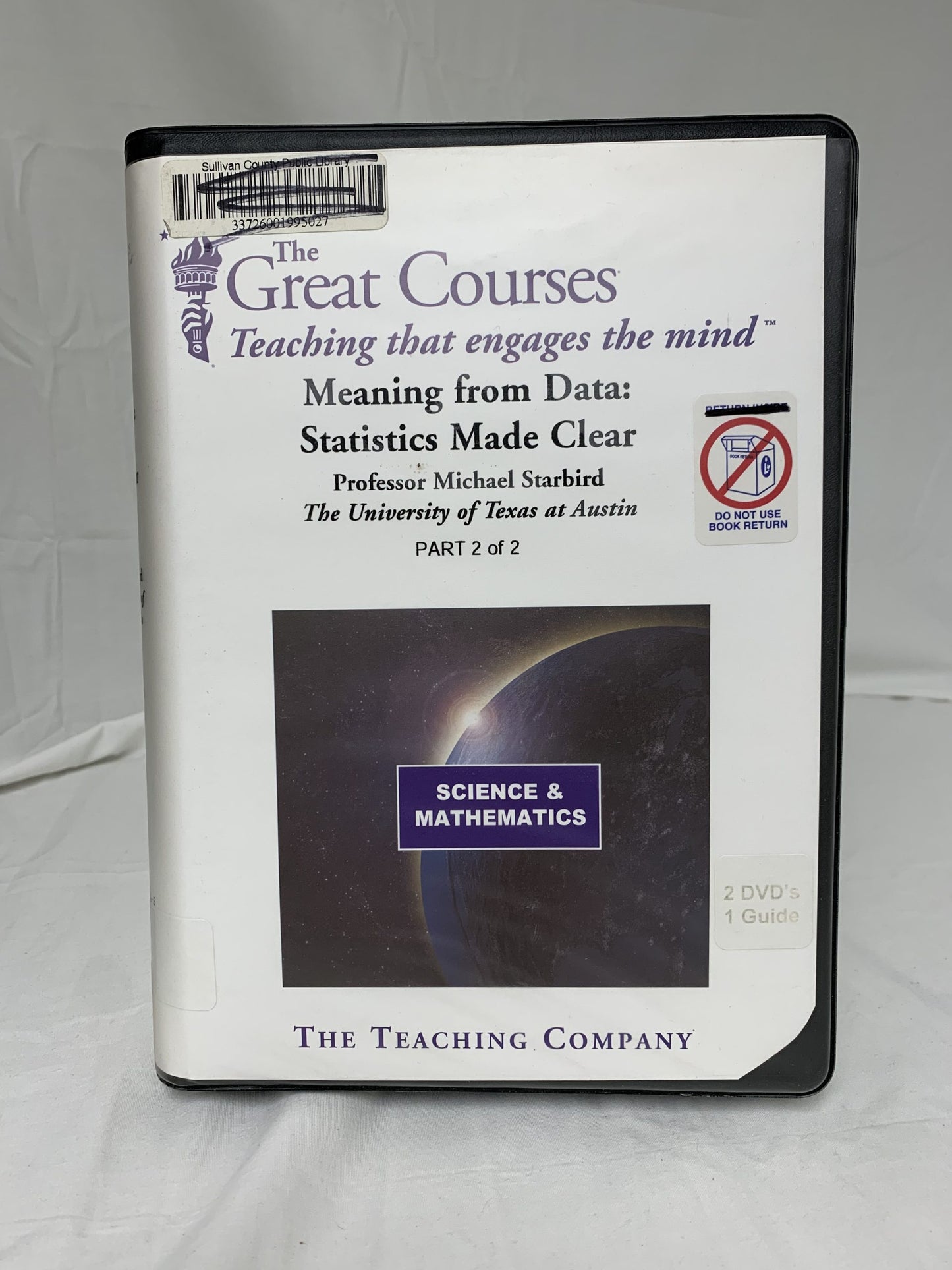 The Great Courses Meaning from Data: Statistics Made Clear Set