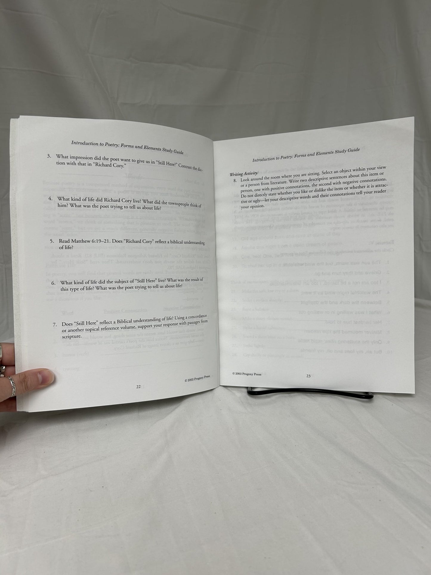 Introduction to Poetry: Forms and Elements Study Guide
