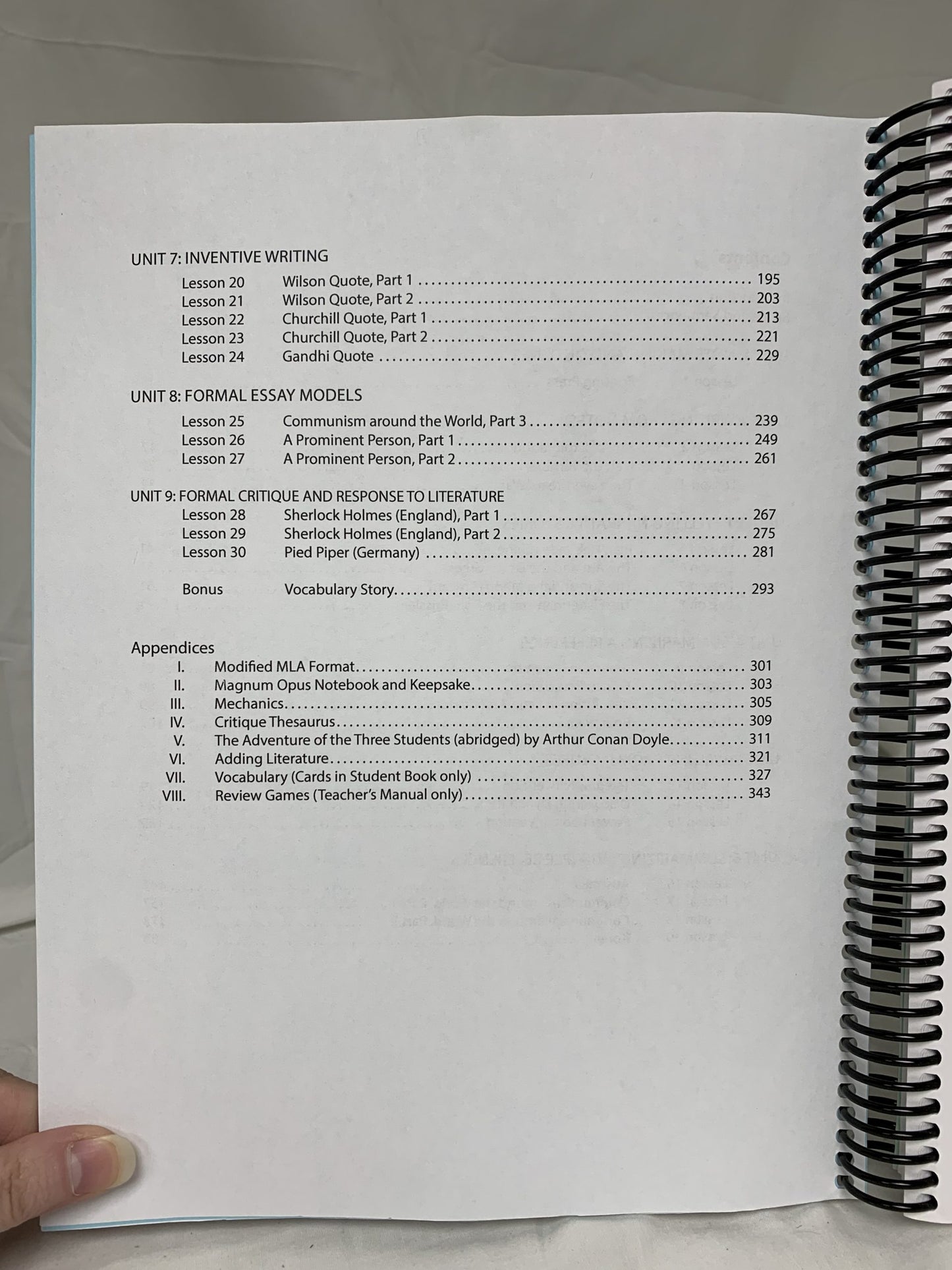 Modern World History-Based Writing Lessons (2nd Ed.) Teacher's Manual