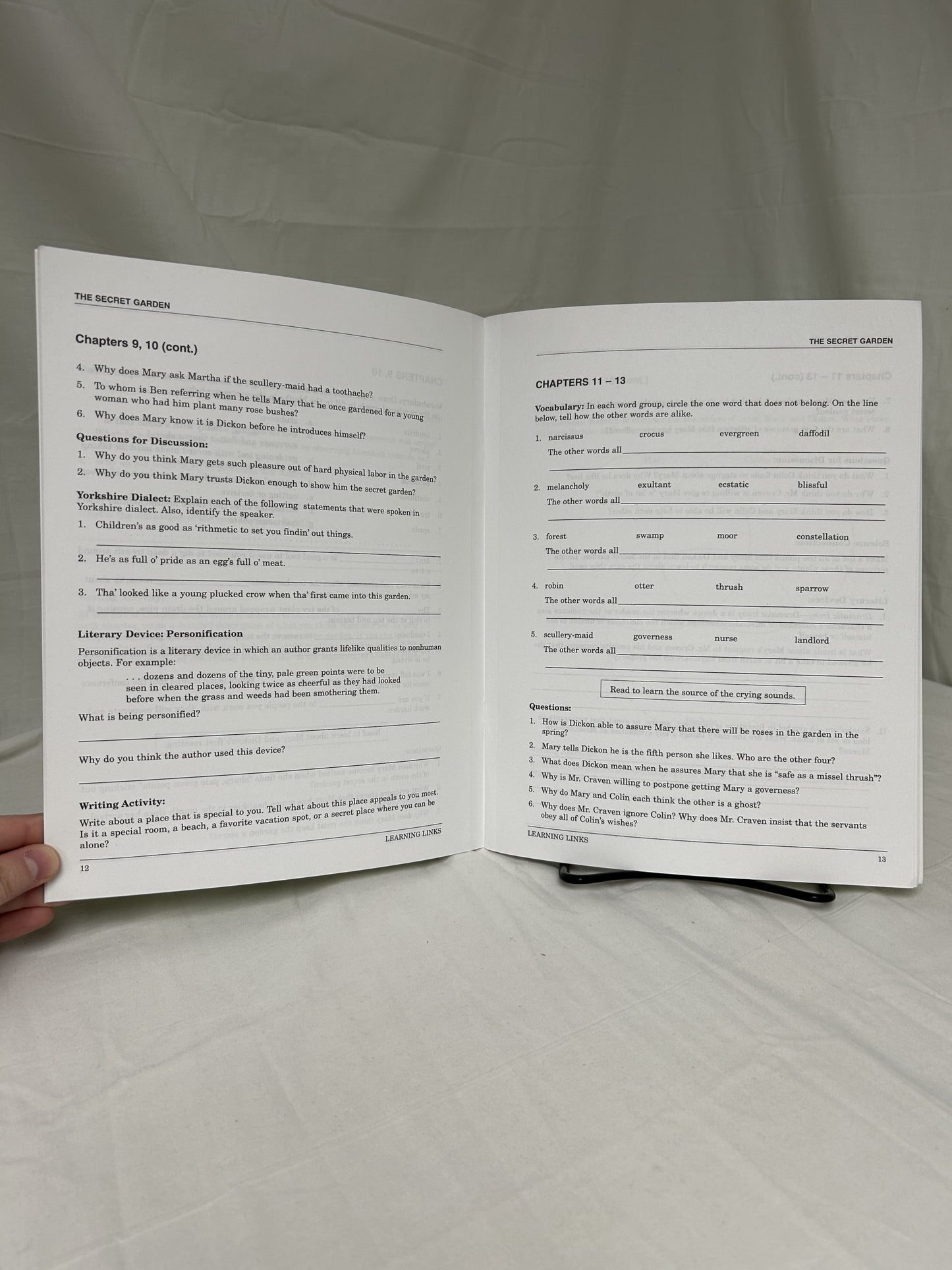 The Secret Garden Novel-Ties Study Guide