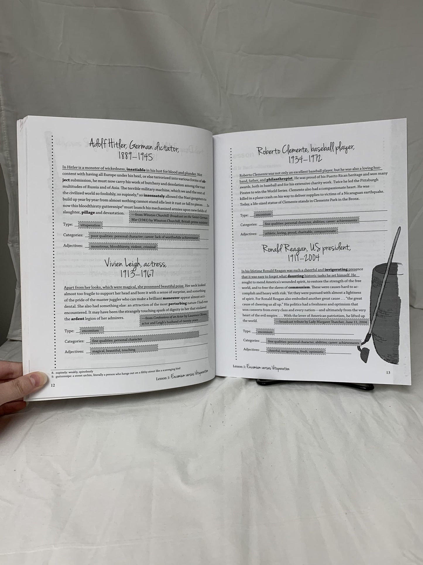 Writing & Rhetoric Book 7: Encomium & Vituperation Teacher's Edition