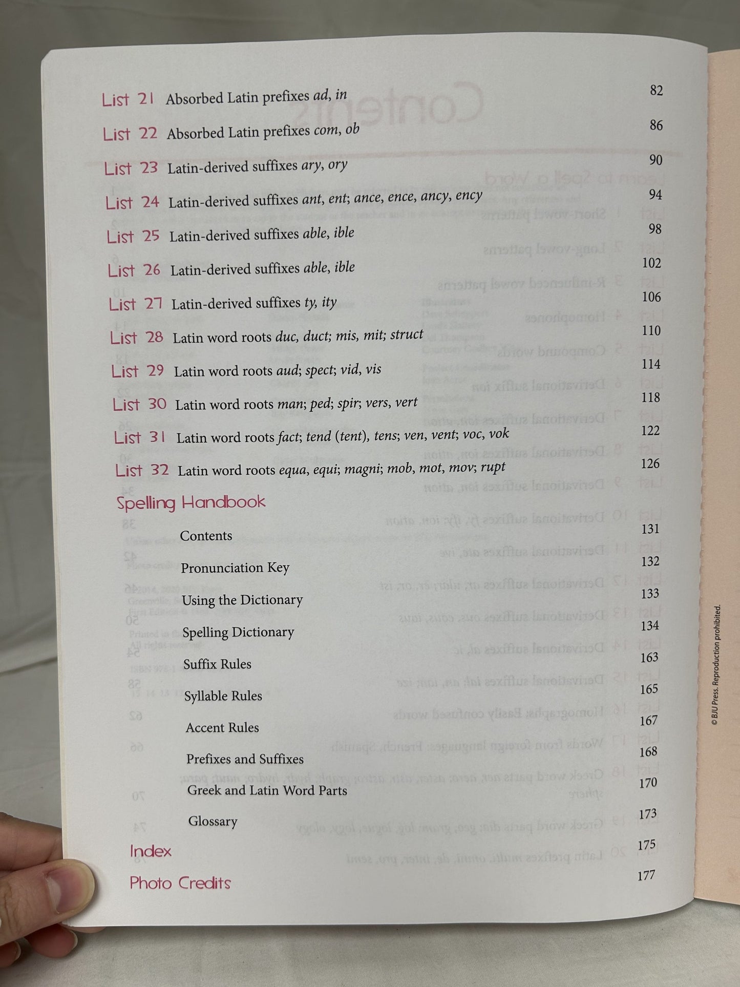 BJU Spelling 6 (2nd Ed.) Worktext