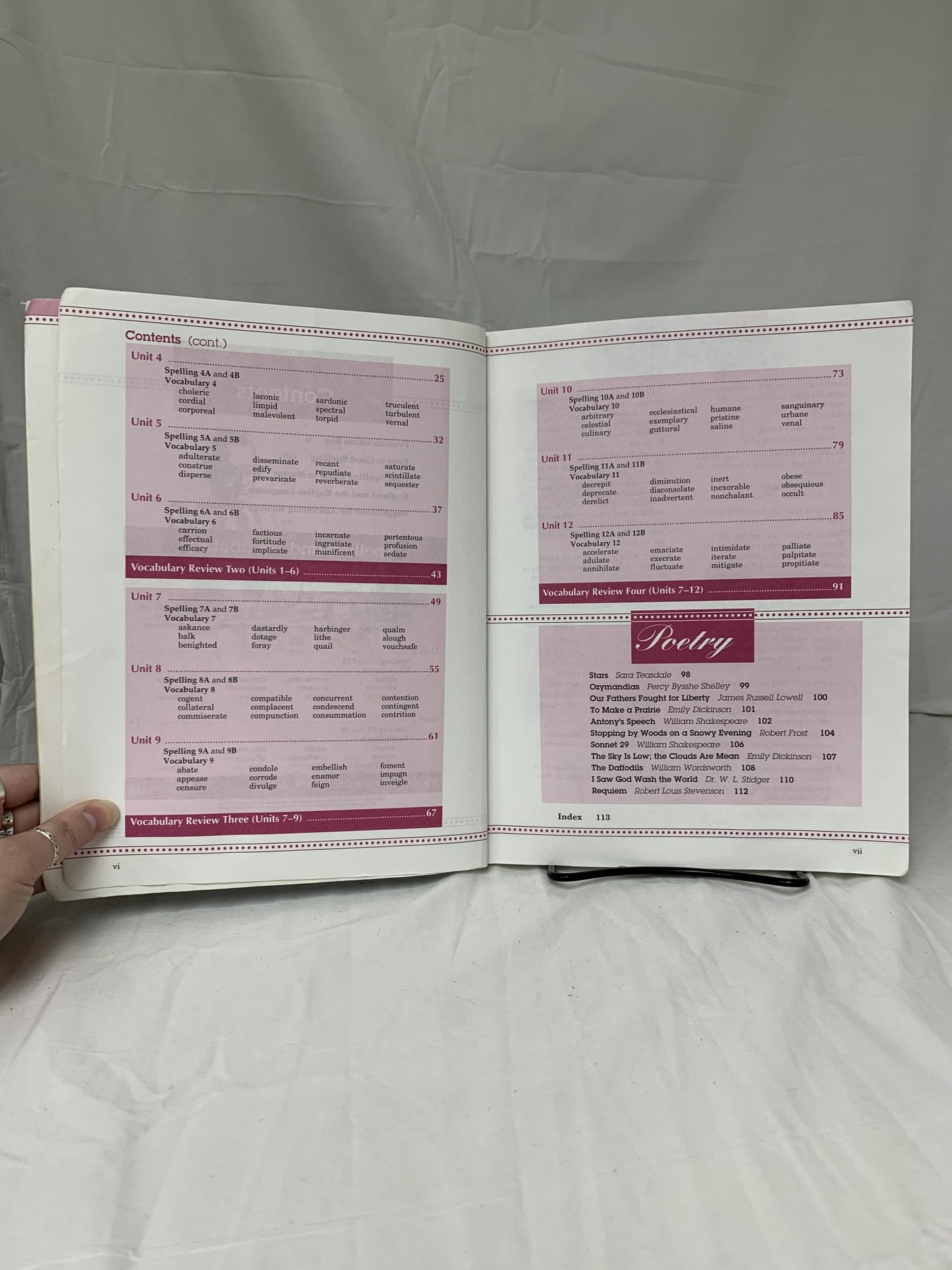 Abeka Vocabulary Spelling Poetry IV (2nd Ed.)