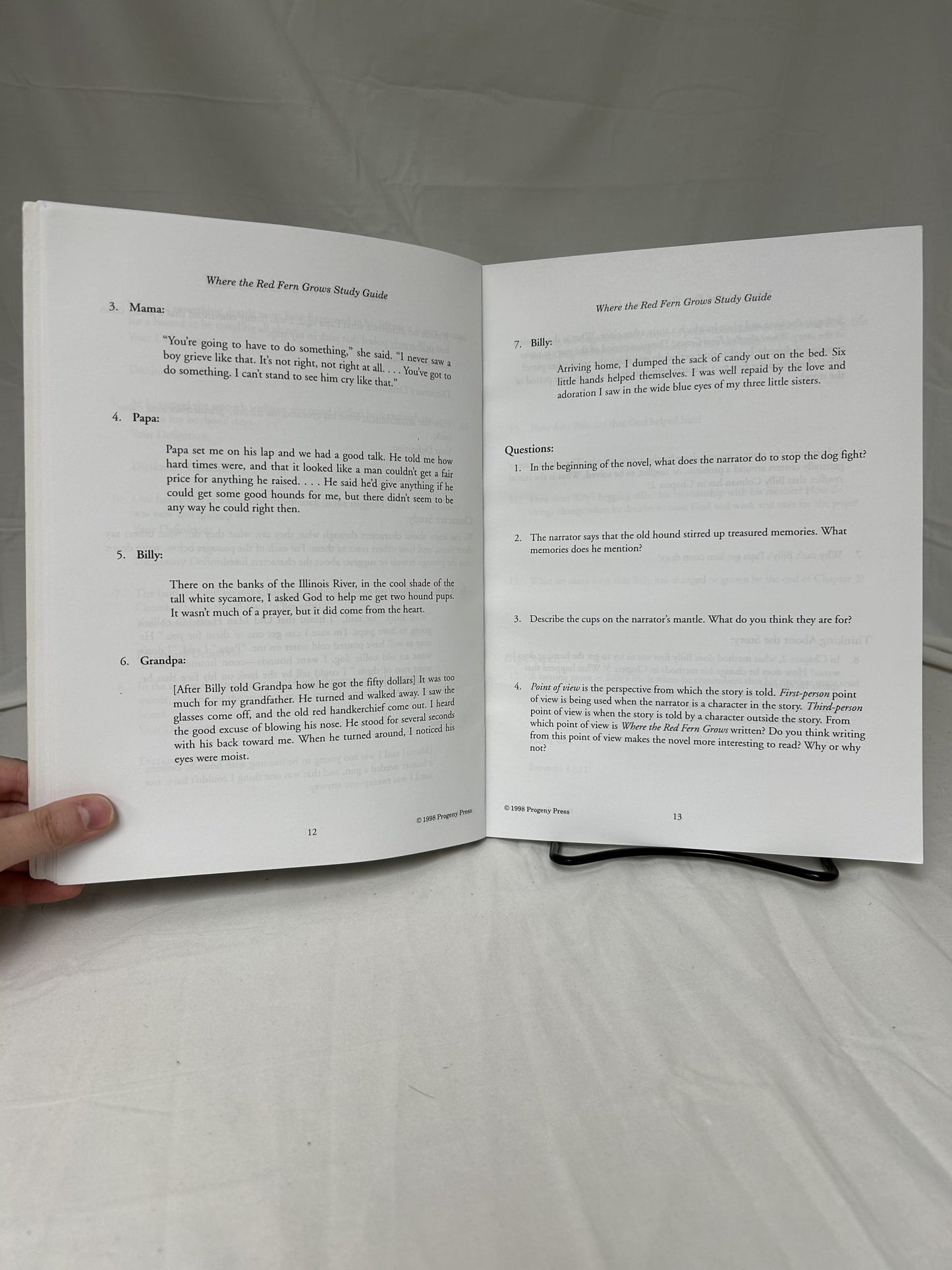 Where the Red Fern Grows Study Guide