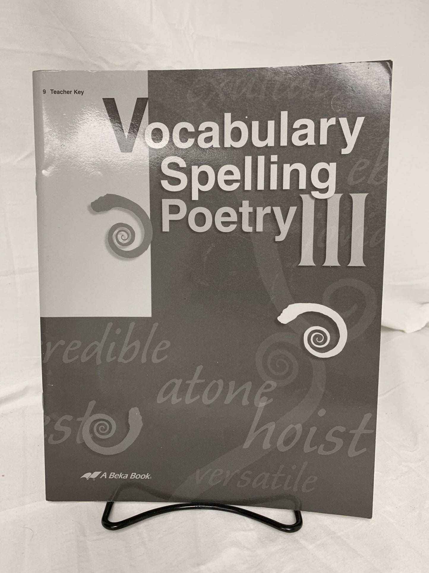 Abeka Vocabulary, Spelling, Poetry III (4th Ed.) Set of 2