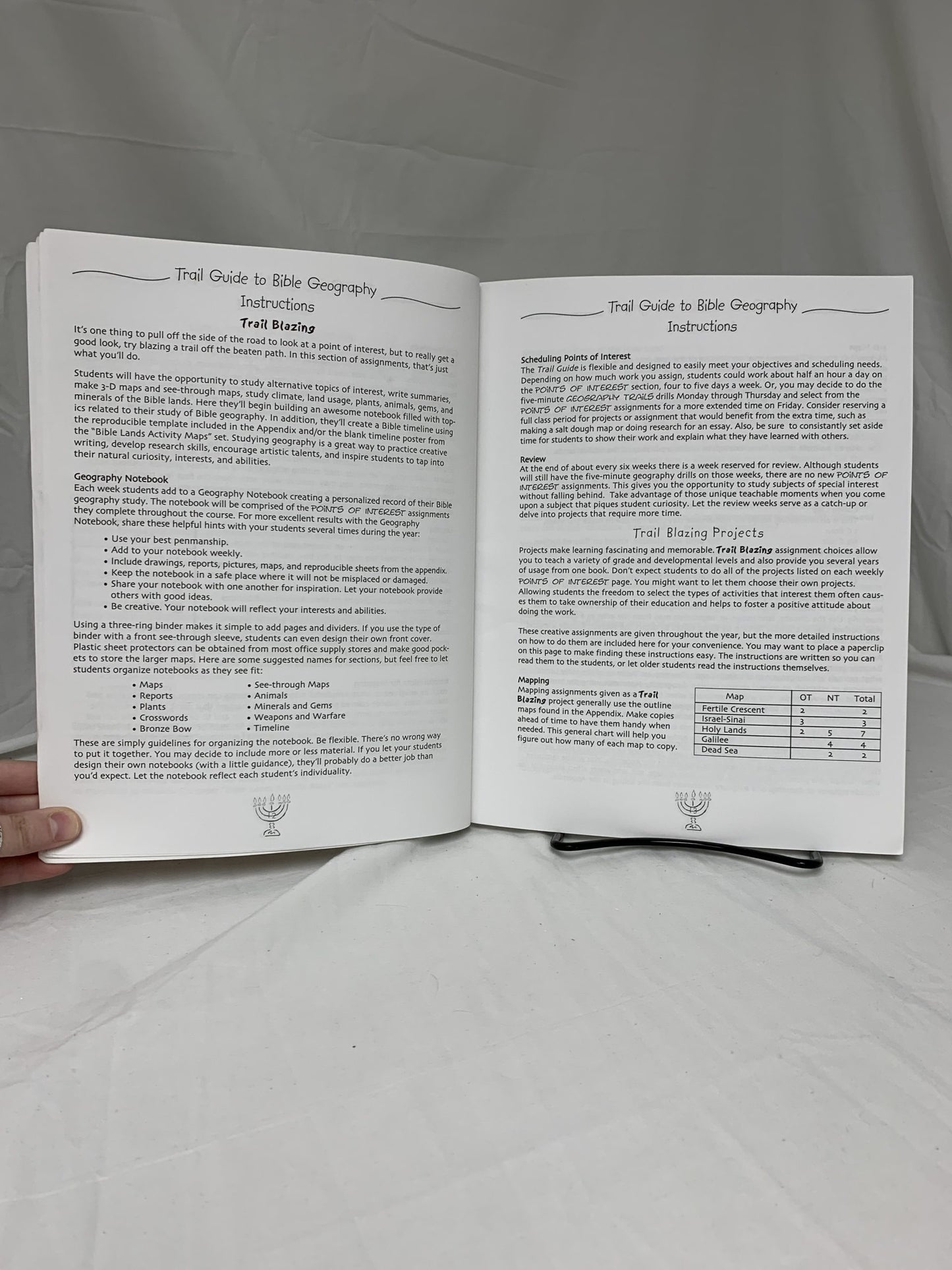 Trail Guide to Bible Geography Teacher's Manual