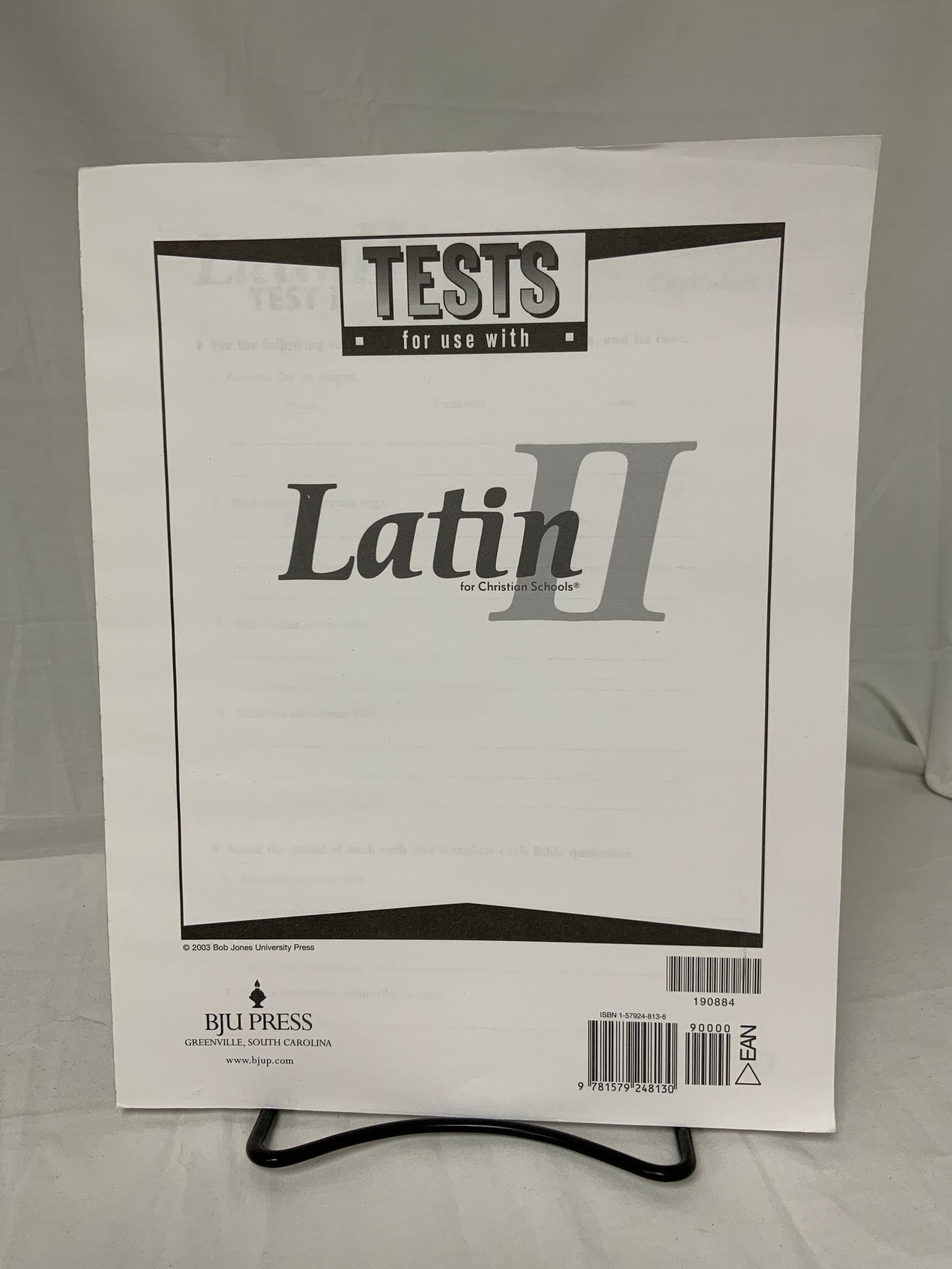 Latin 2 Tests