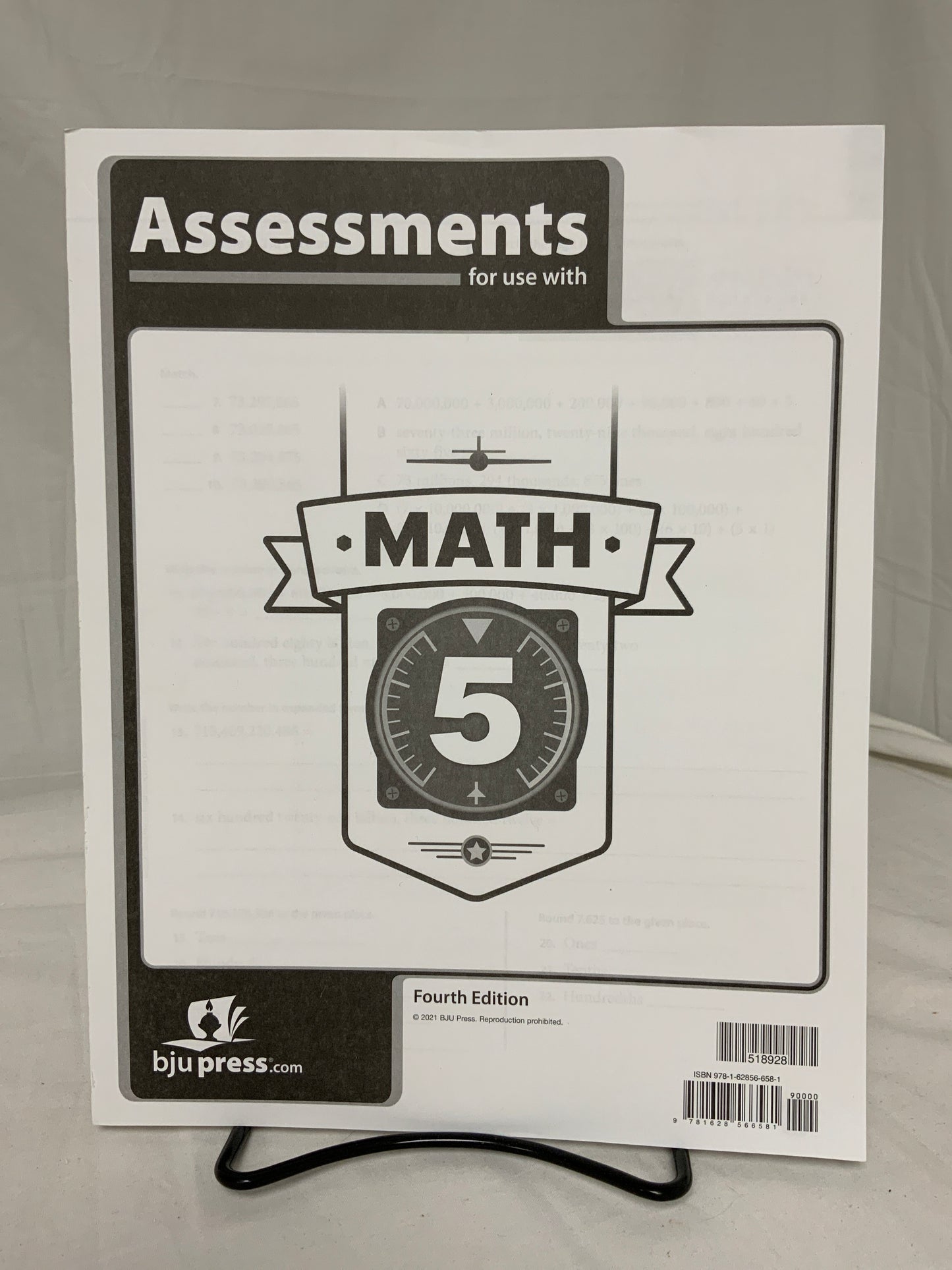 BJU Math 5 (4th Ed.) Set of 5