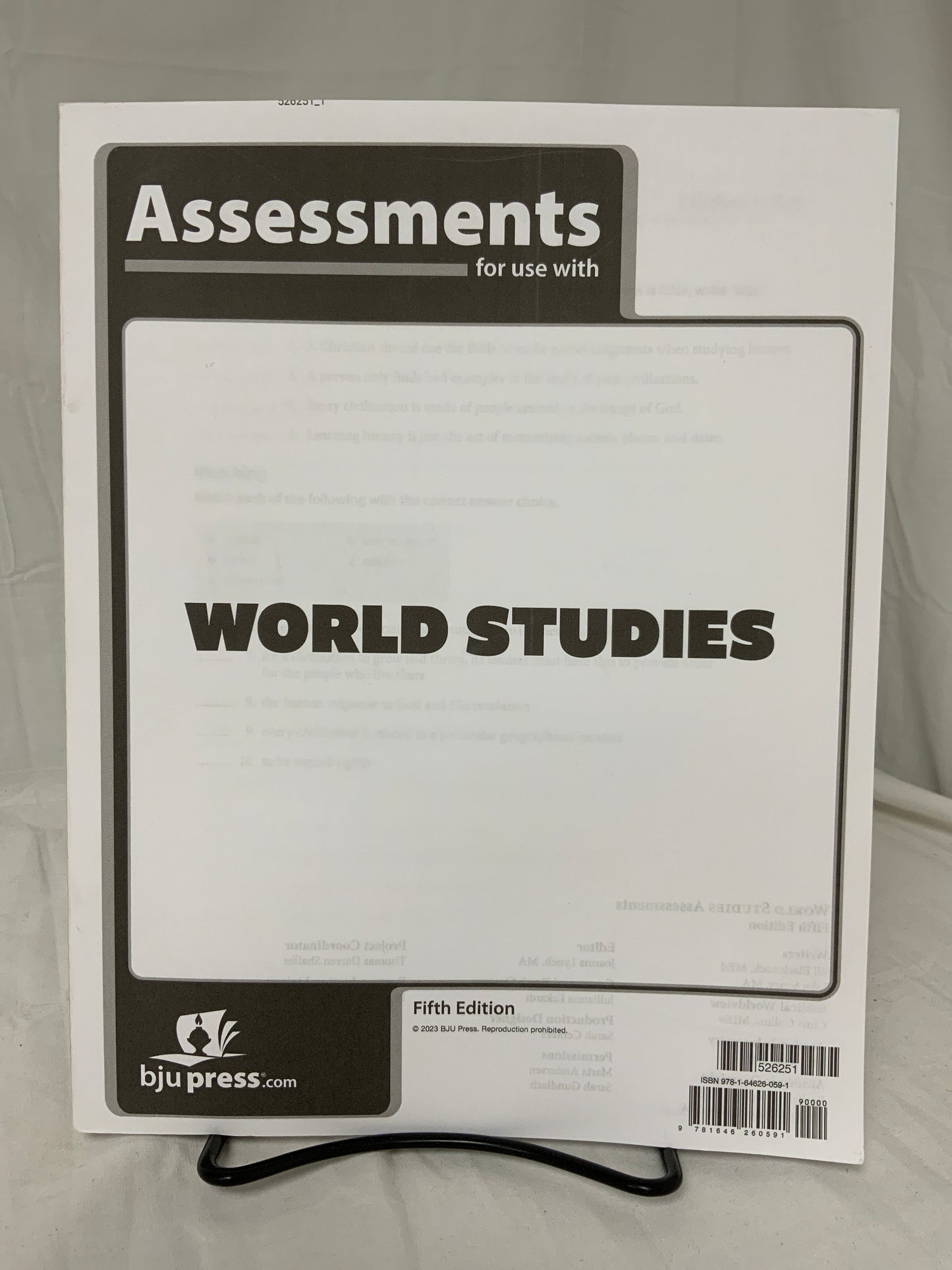 BJU World Studies (5th Ed.) Set of 4