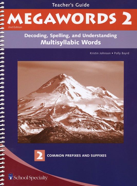 Megawords 2 Teacher's Guide 2nd Edition (Grades 4-12)