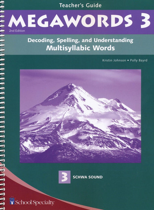 Megawords 3 Teacher's Guide 2nd Edition (Grades 4-12)