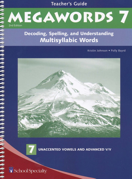 Megawords 7 Teacher's Guide 2nd Edition (Grades 4-12)