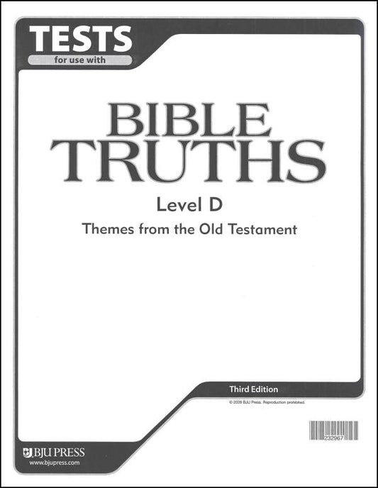 Bible Truths Level D Tests (3rd ed.)