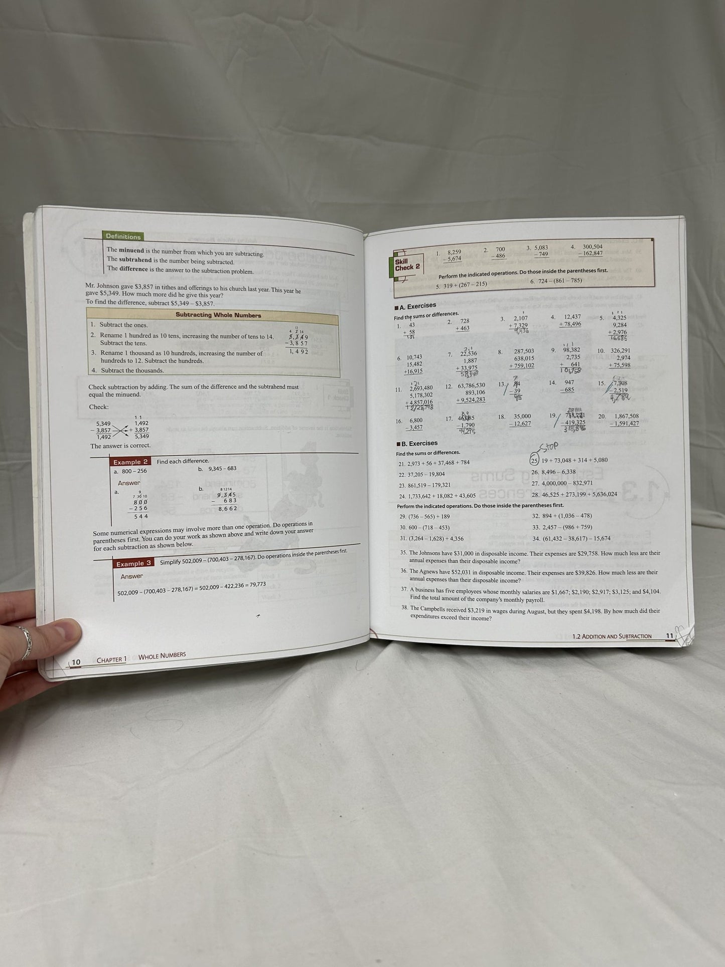 BJU Fundamentals of Math (2nd Ed.) Textbook (writing)