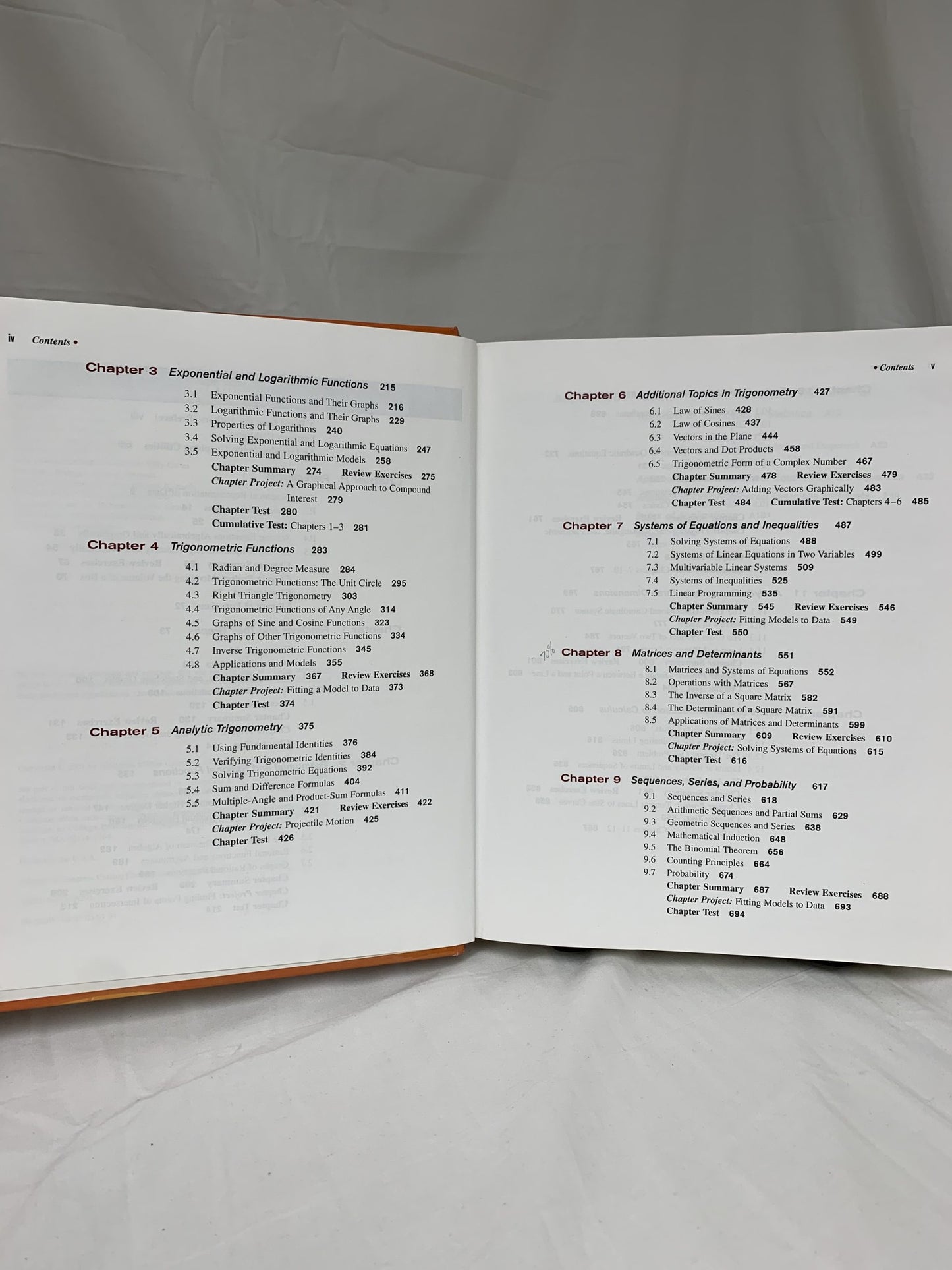 Chalk Dust Precalculus (3rd Ed.) Set of 3