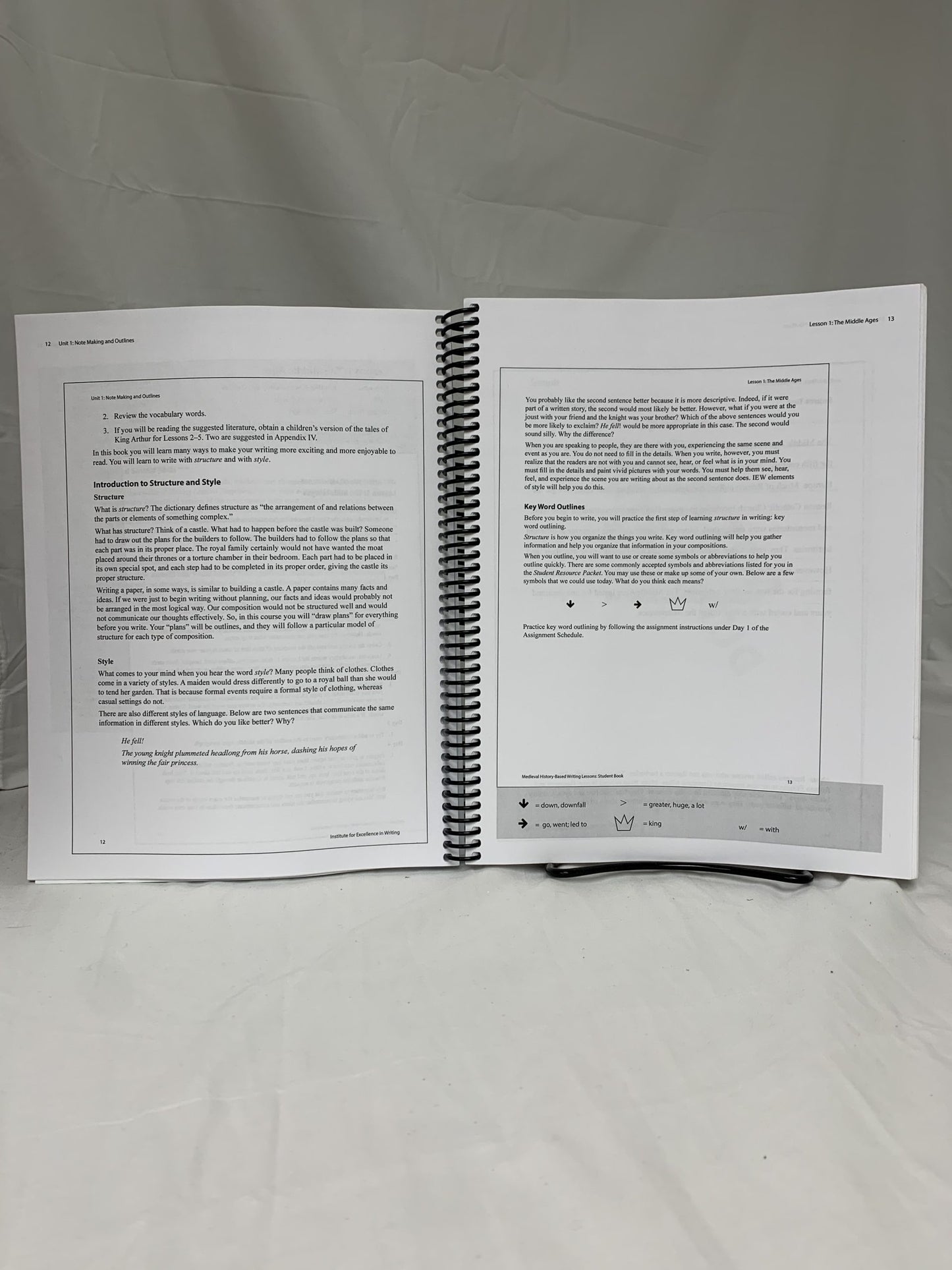 Medieval History-Based Writing Lessons (5th Ed.) Teacher's Manual