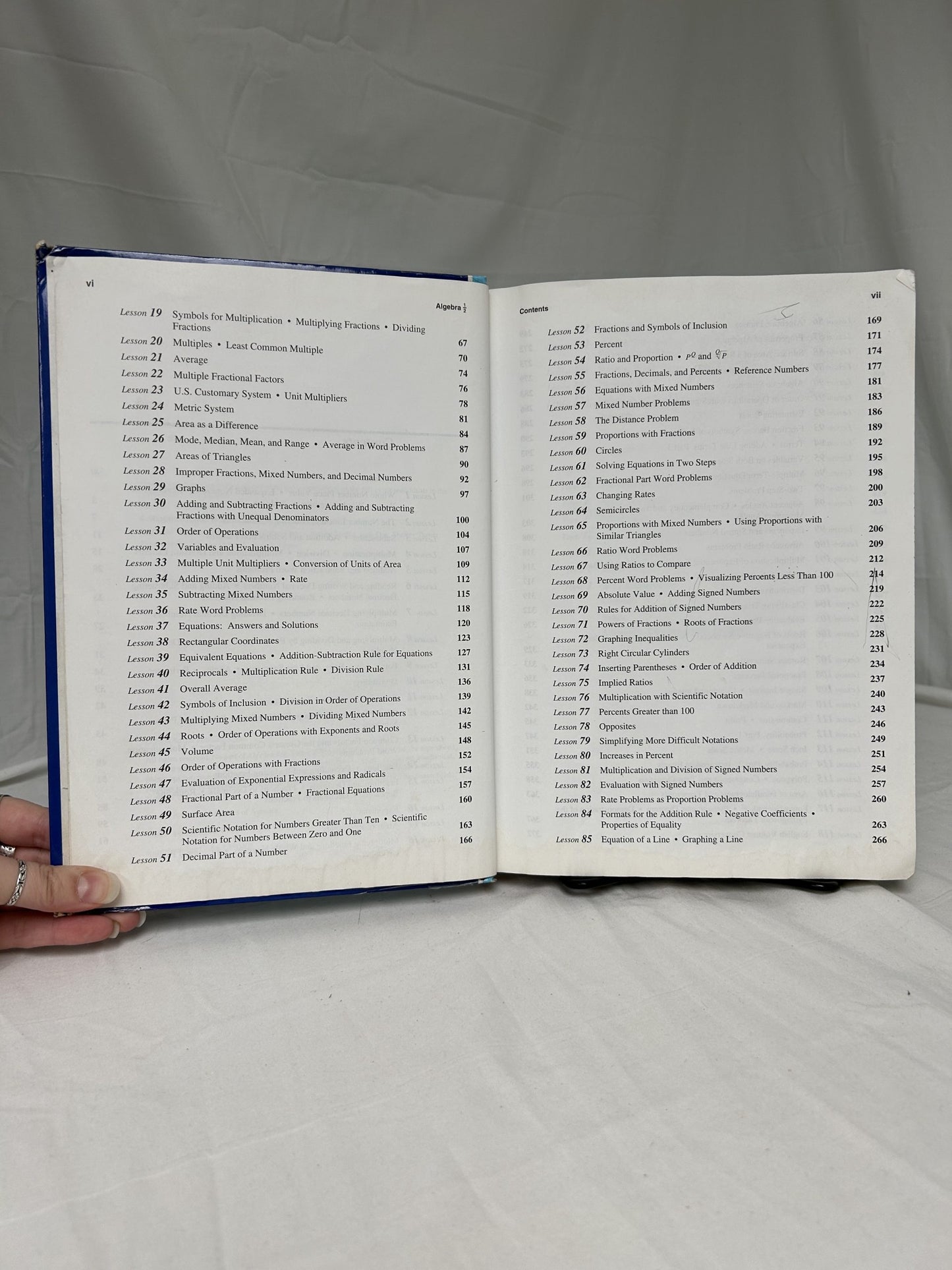 Saxon Algebra 1/2 (3rd Ed.) Textbook