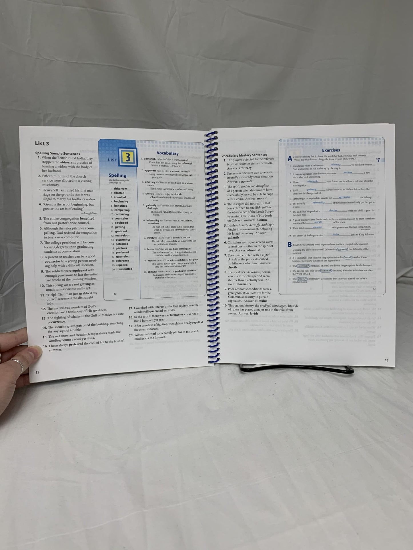 Abeka Vocabulary, Spelling, Poetry II (5th Ed.) Set of 2