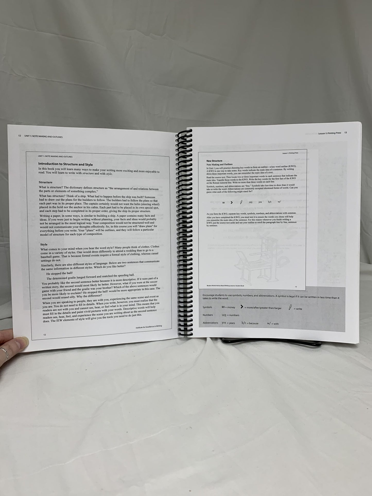 Modern World History-Based Writing Lessons (2nd Ed.) Teacher's Manual