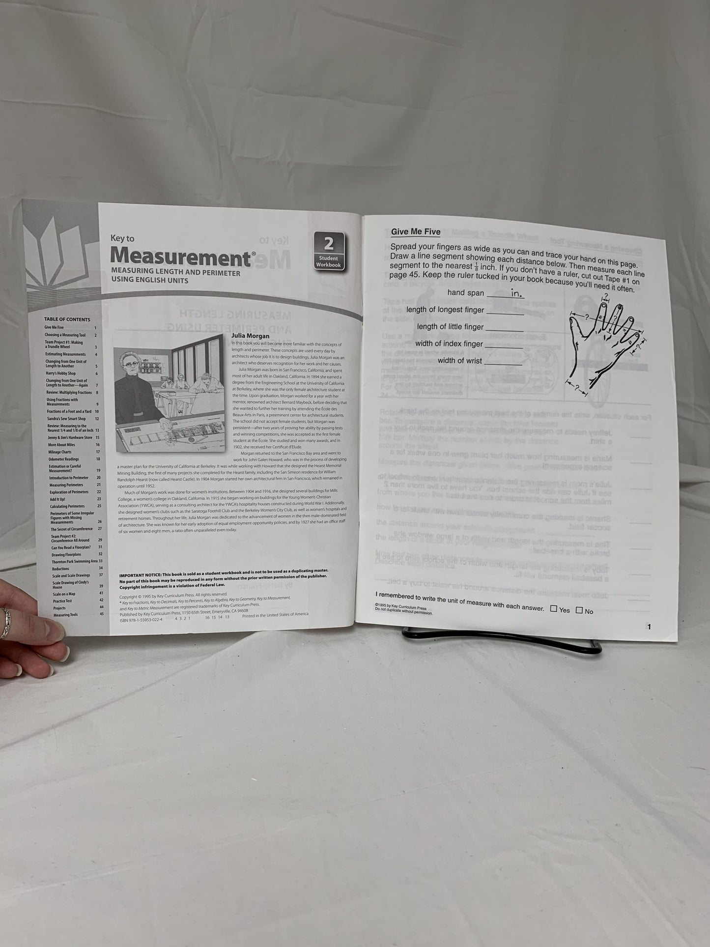 Key to Measurement Set of 5