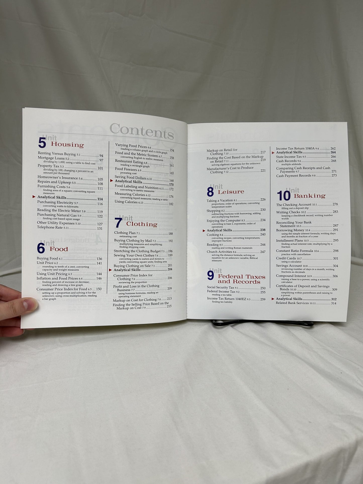 Abeka Consumer Mathematics (2nd Ed.) Set of 7