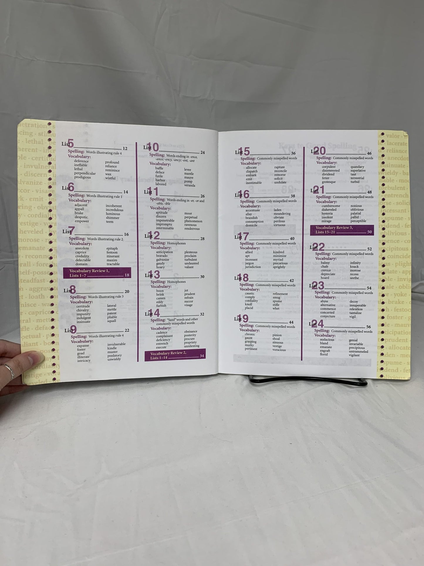 Abeka Vocabulary, Spelling, Poetry II (4th Ed.) Set of 2