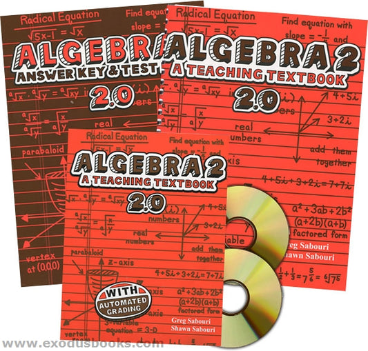 Algebra 2 2.0 (Teaching Textbooks) Set of 3