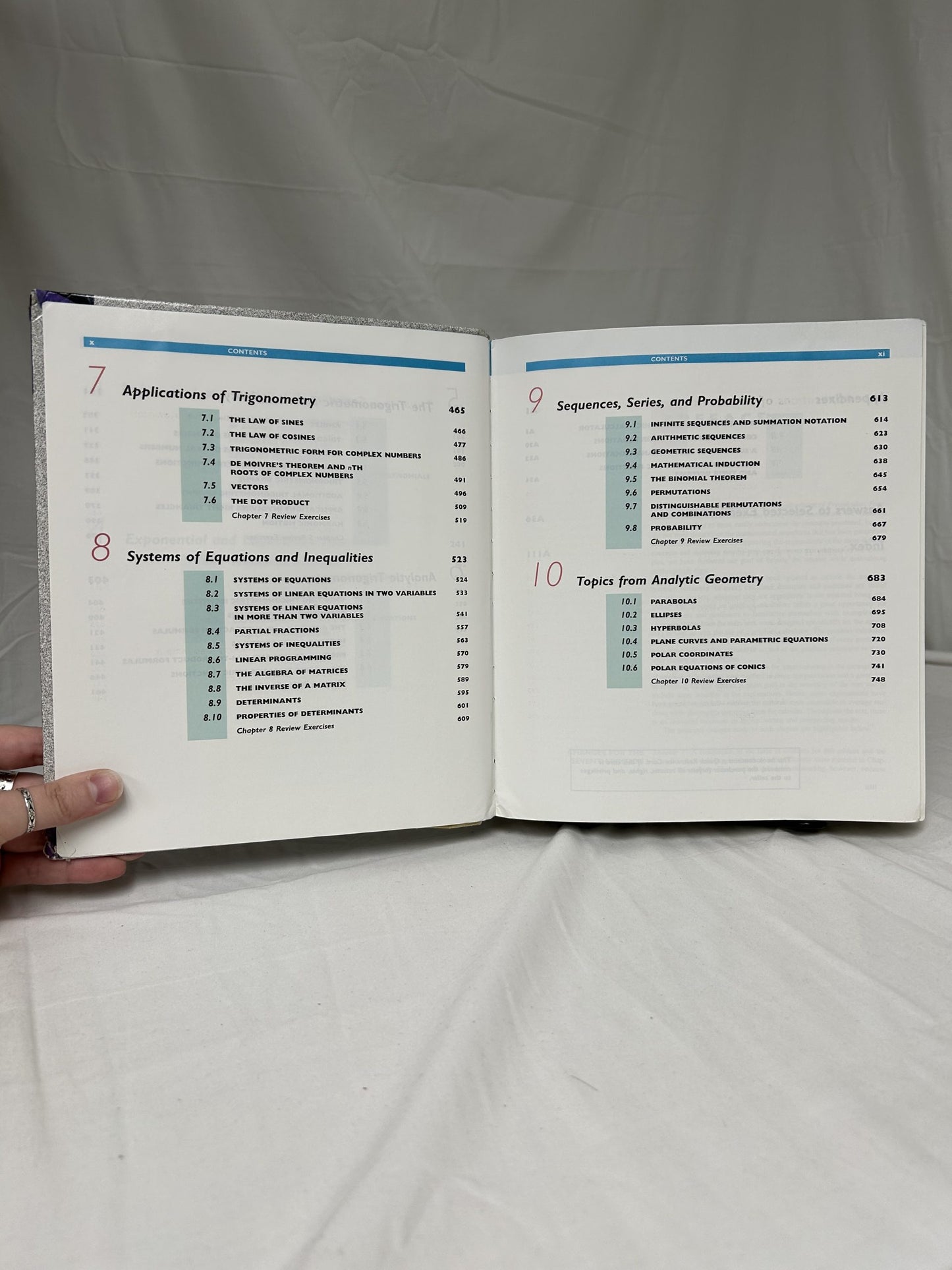 Precalculus: Functions and Groups (7th Ed.) Set of 2