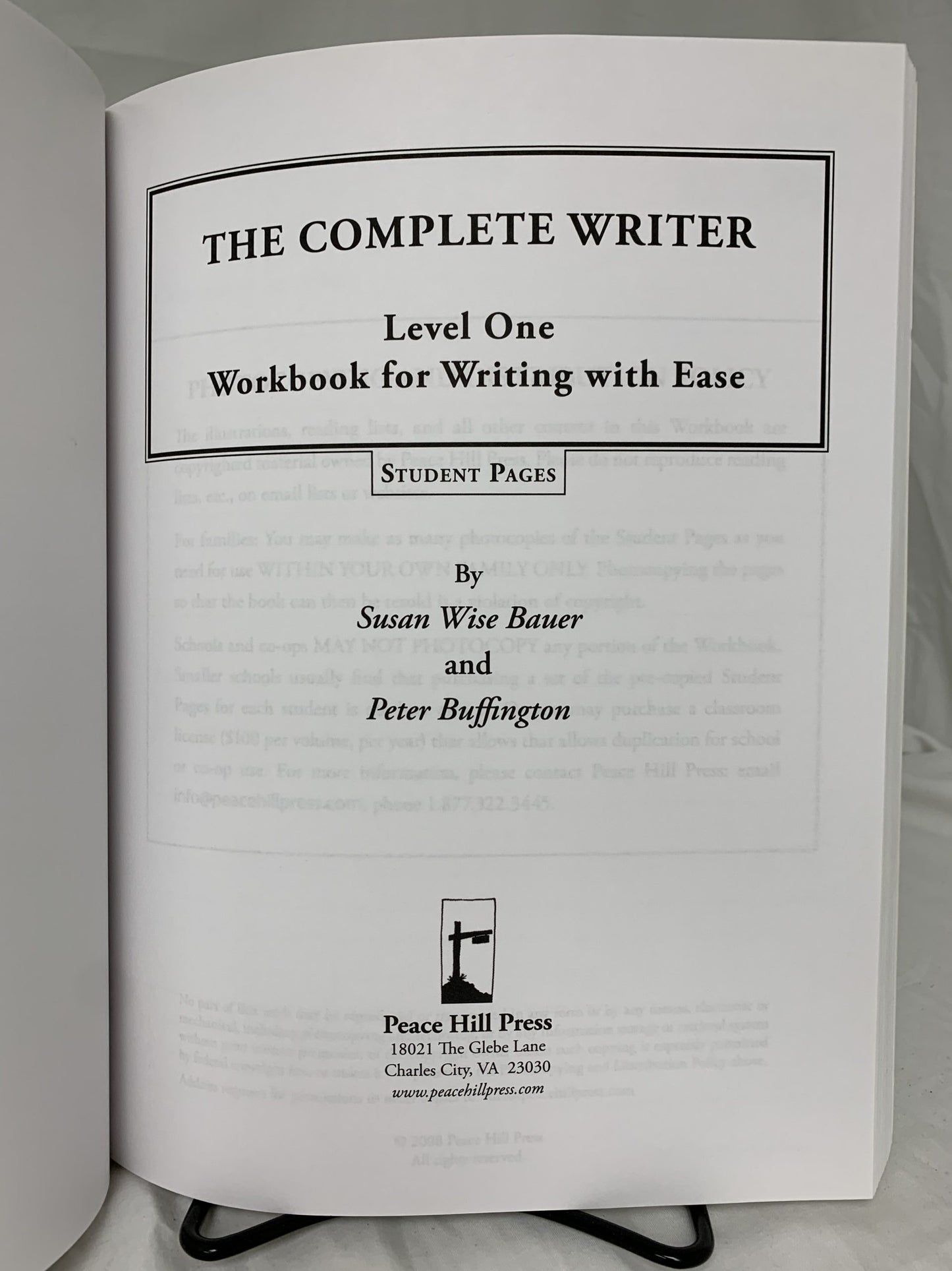 Writing with Ease Level 1 Workbook
