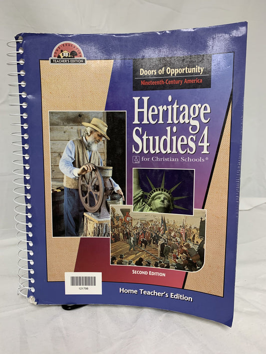 Heritage Studies 4 (2nd Ed.) Home Teacher's Edition