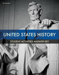 United States History Activities Manual Answer Key (5th ed.)