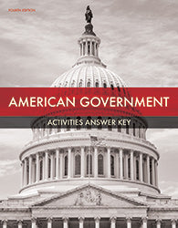 American Government Student Activities Answer Key (4th ed.)
