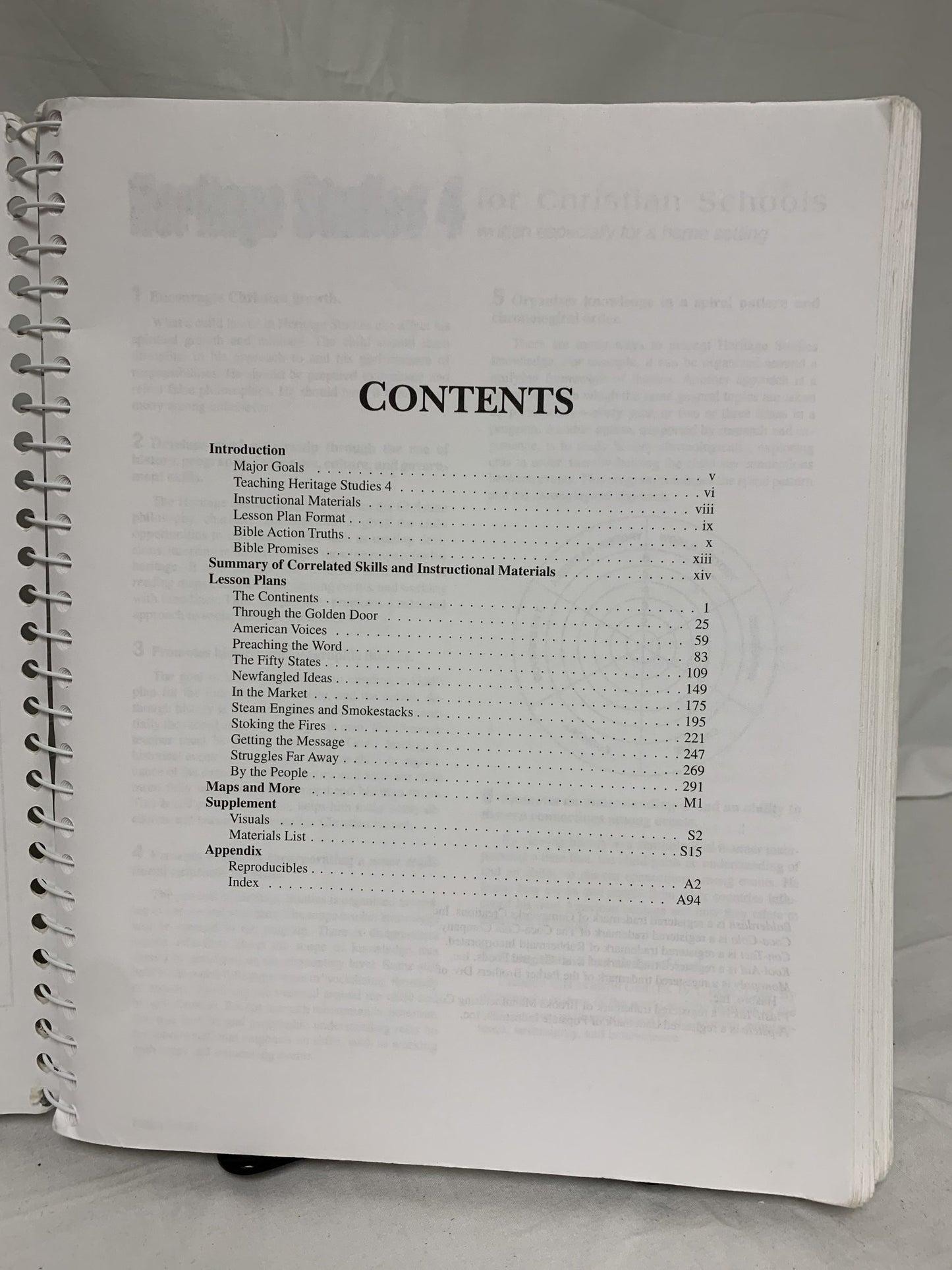 Heritage Studies 4 (2nd Ed.) Home Teacher's Edition