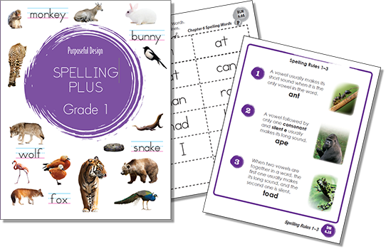 Spelling Plus: Grade 1, Student Textbook