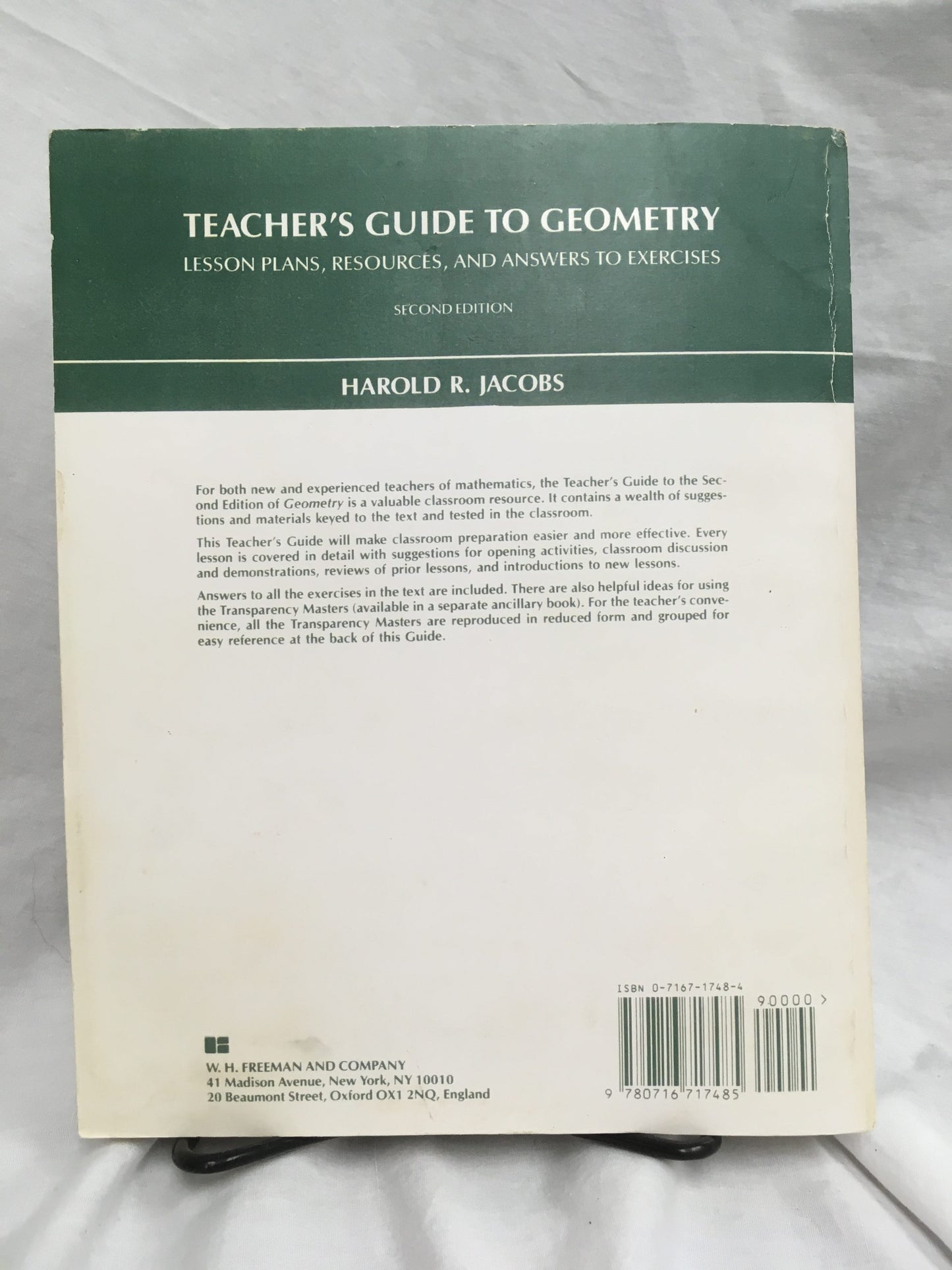 Geometry (by Jacobs) 2nd Ed. - set of 2