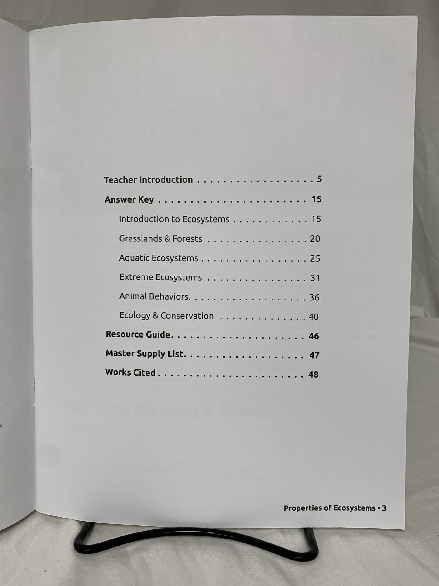 God's Design for Chemistry & Ecology: Properties of Ecosystems (4th Ed.) Set of 2