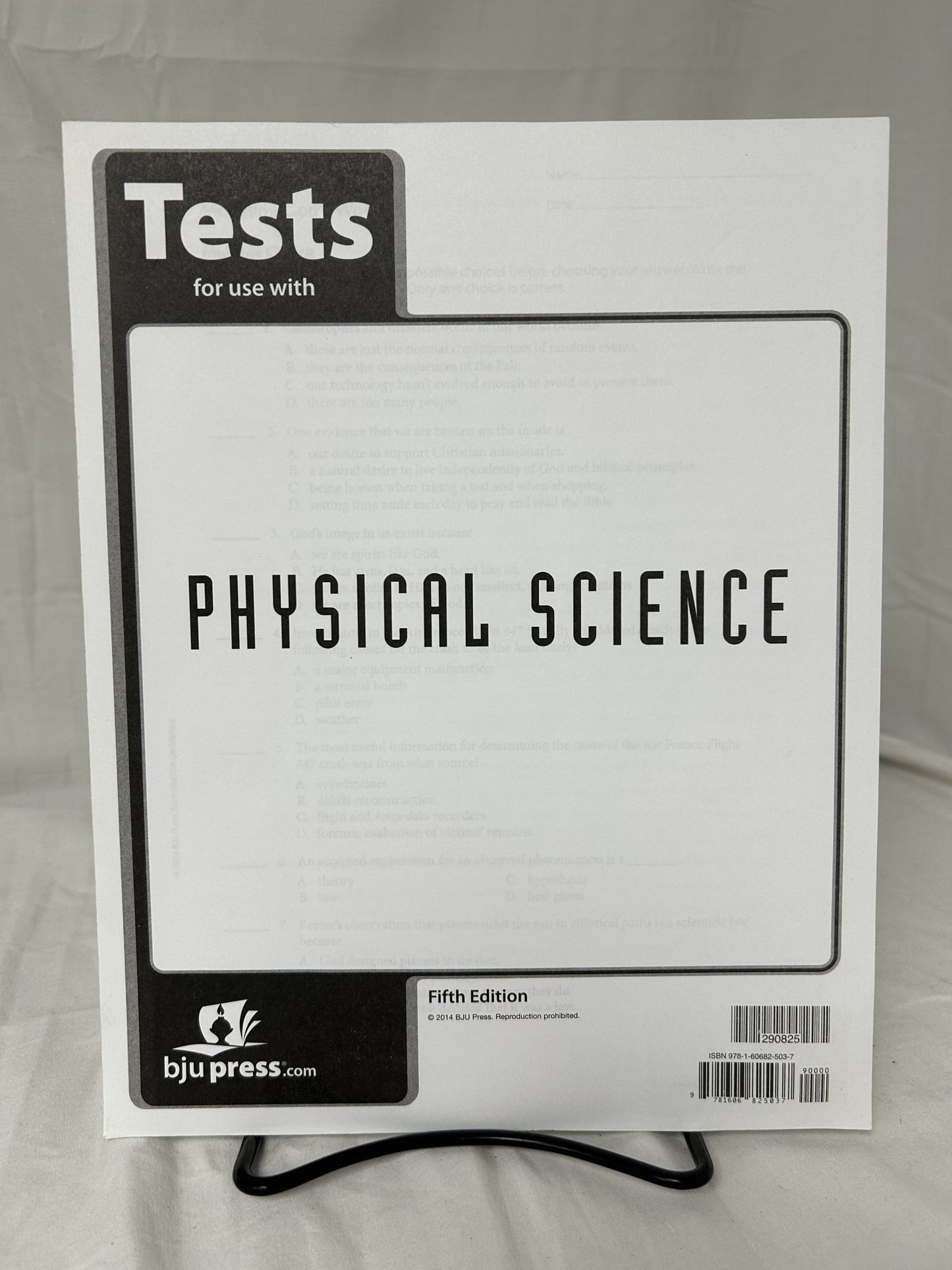 BJU Physical Science (5th Ed.) Set of 7