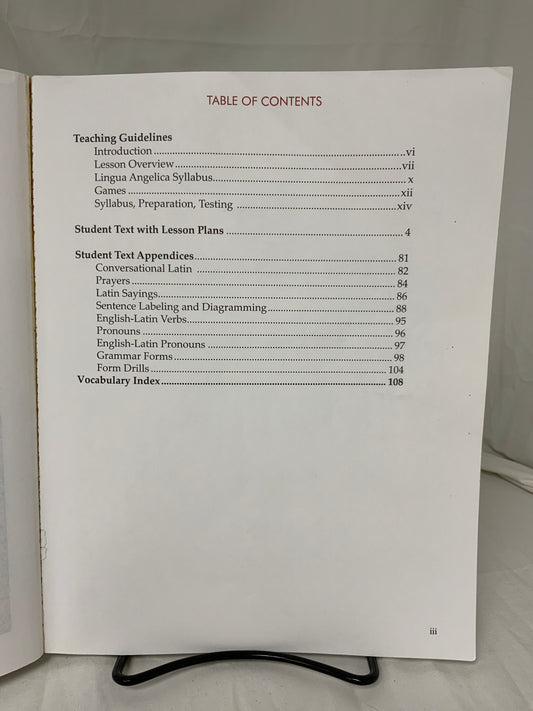 Second Form Latin (2nd Ed.) Teacher Manual