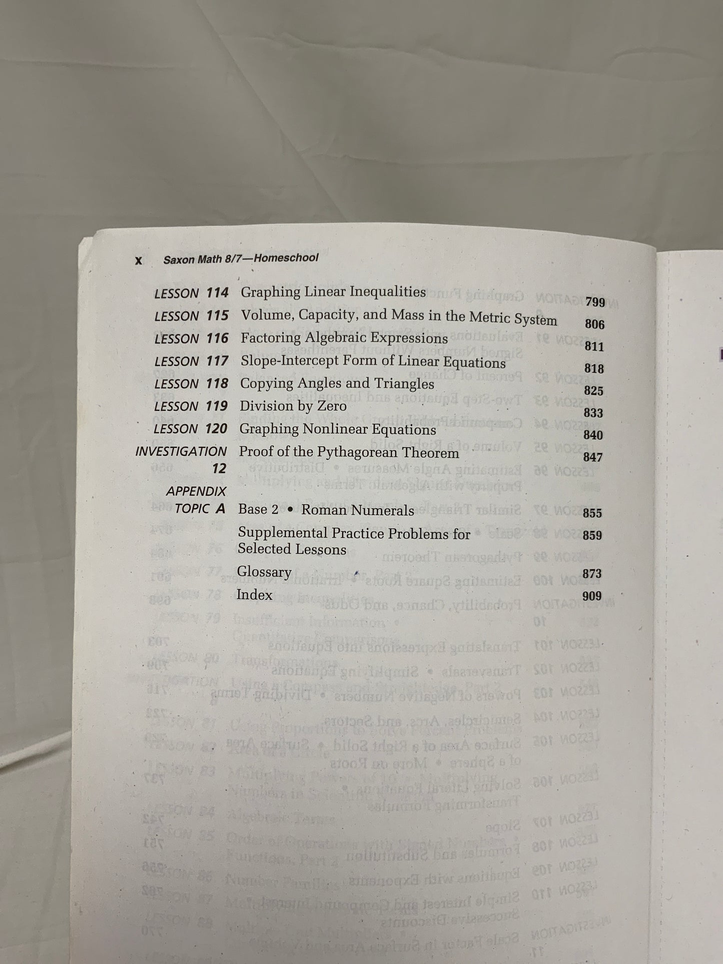 Saxon Math 8/7 Homeschool (3rd Ed.) Student Edition