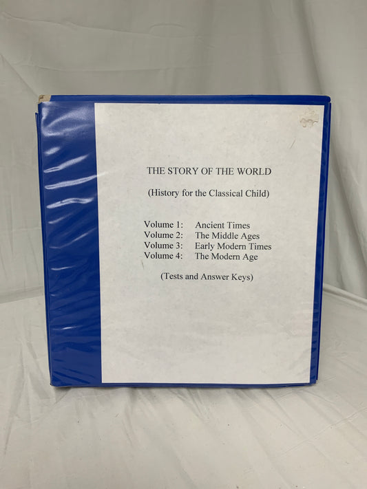 The Story of the World Tests and Answer Keys (all 4)