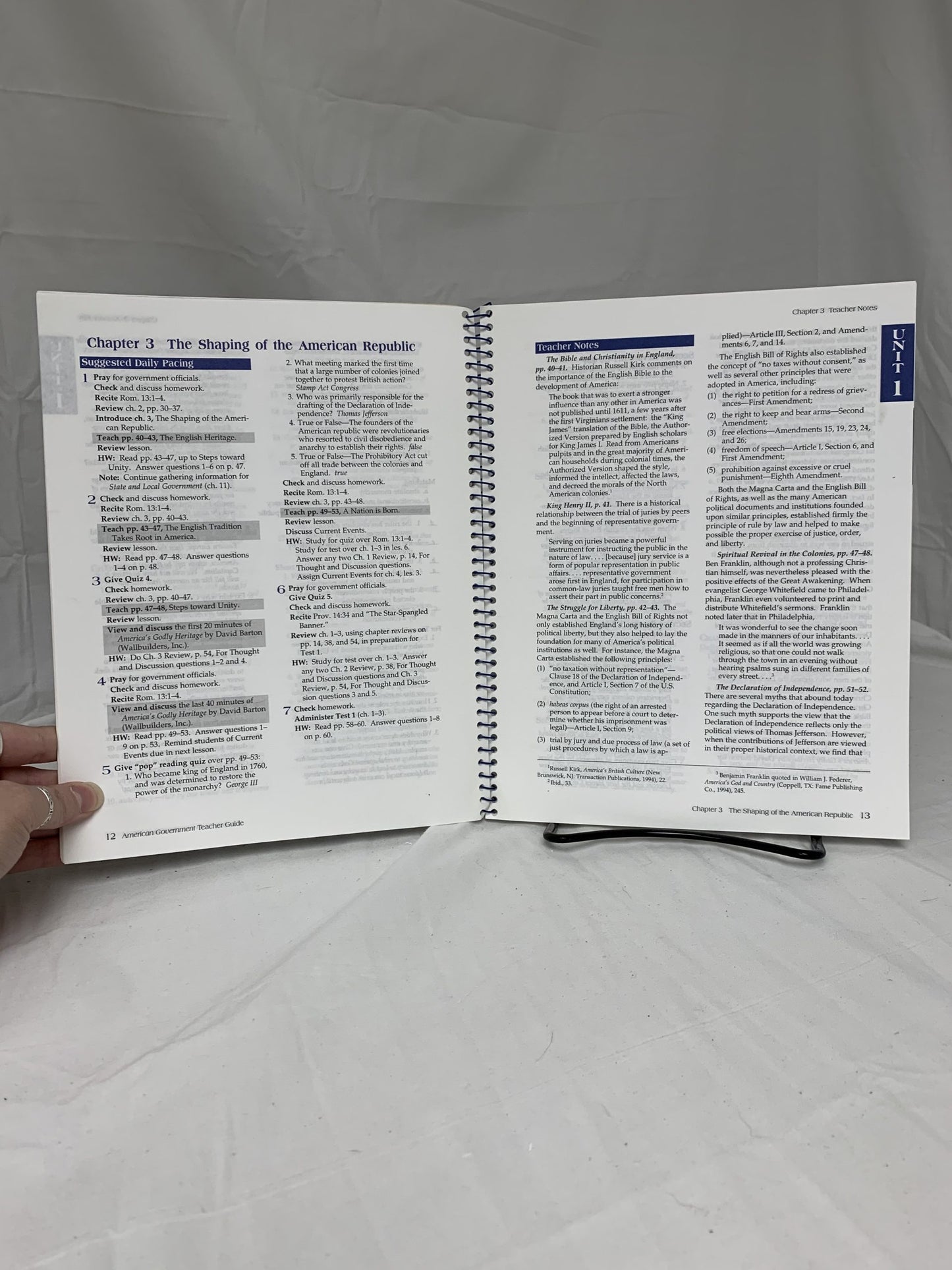 Abeka American Government (2nd Ed.) Set of 3