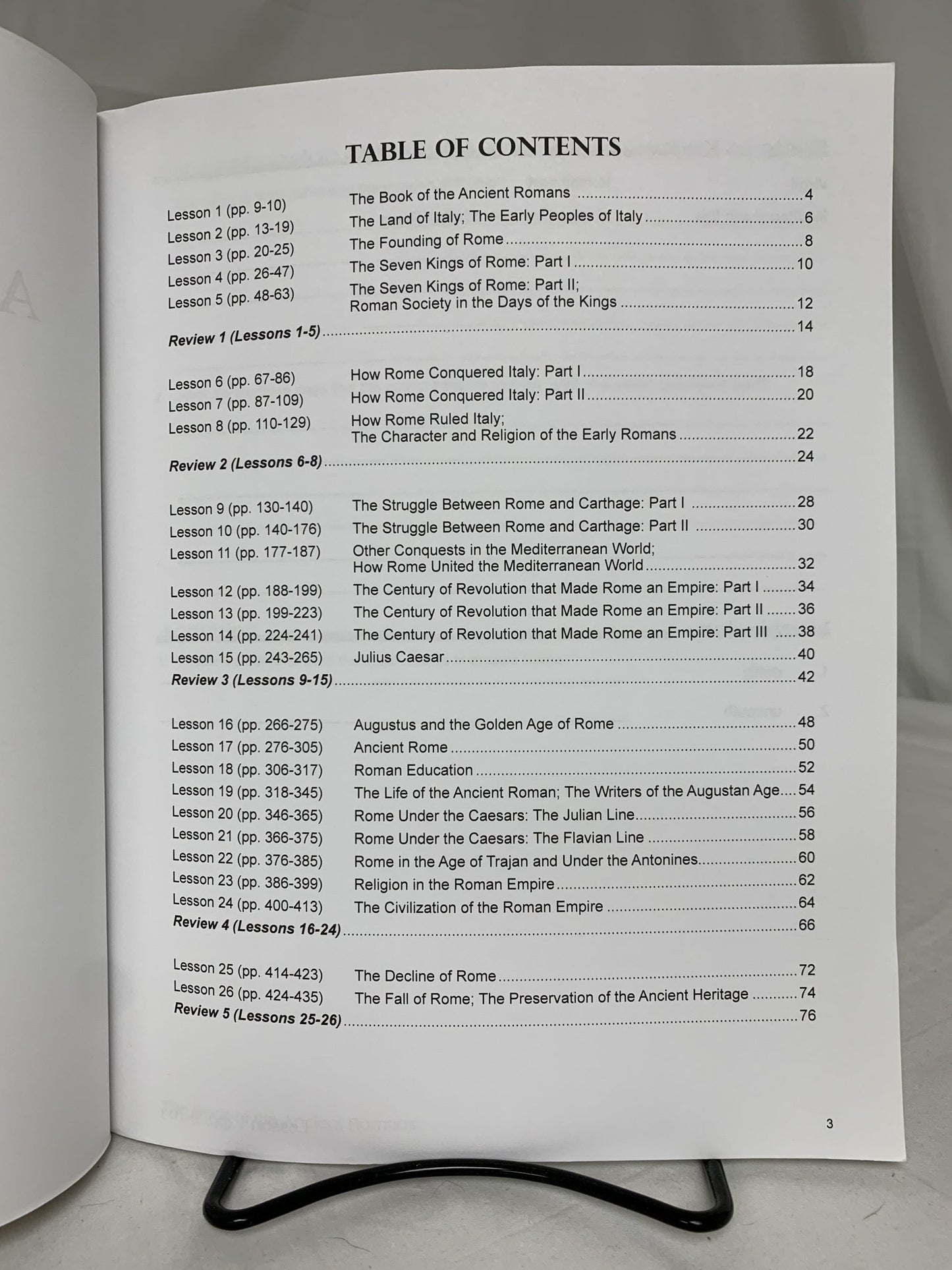 The Book of the Ancient Romans Set of 3