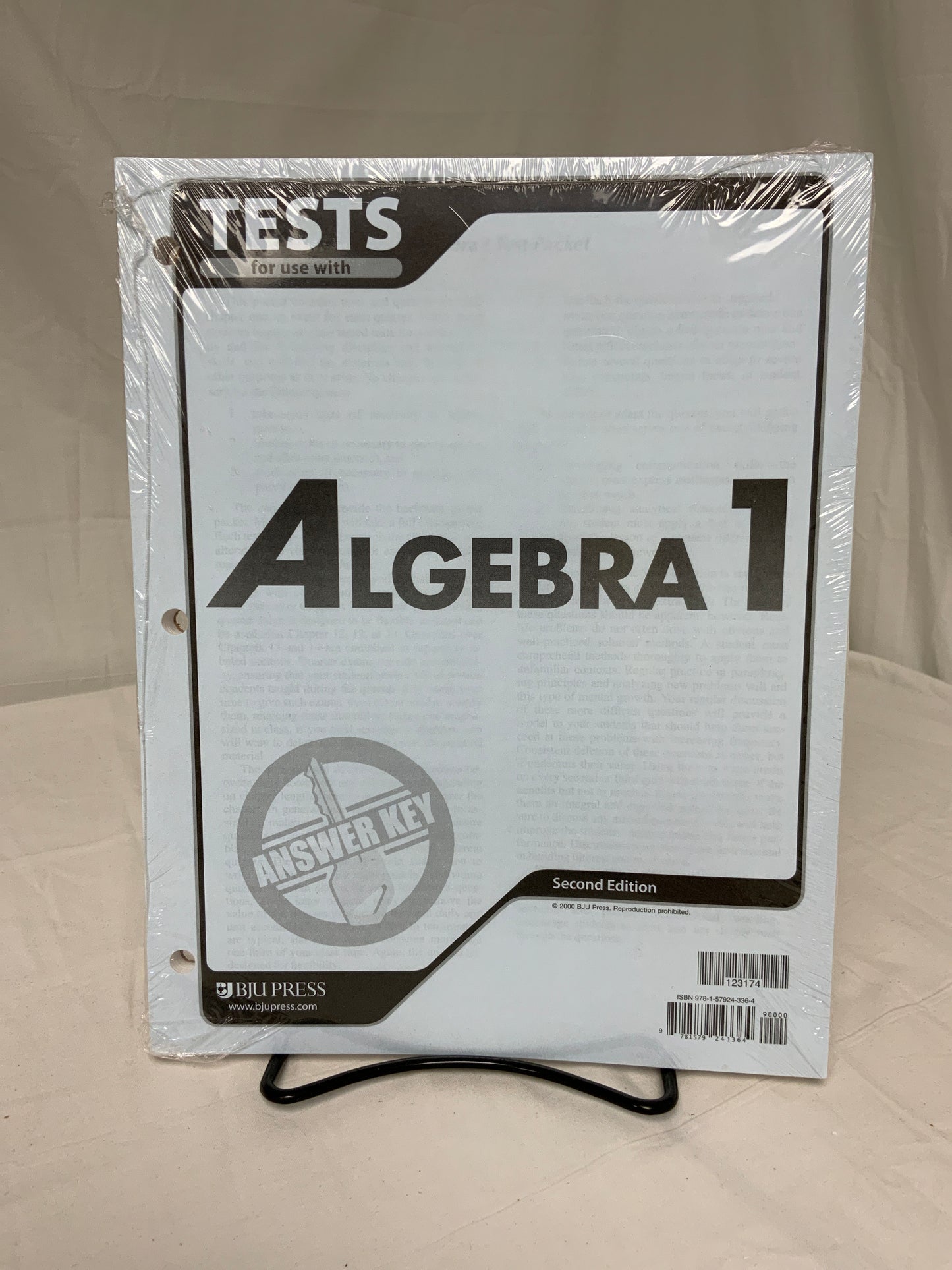 BJU Algebra 1 (2nd Ed.) Set of 4